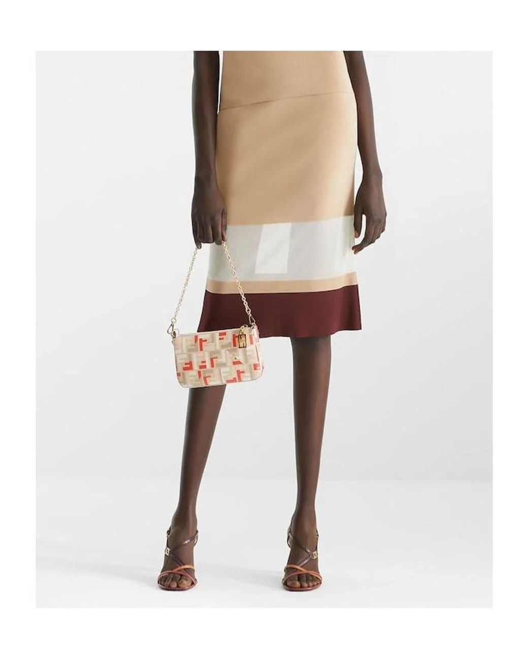 Fendi o1s1wg110326 Skirt in Multicolor Size 26" / US 2 / IT 38 - 4 Thumbnail