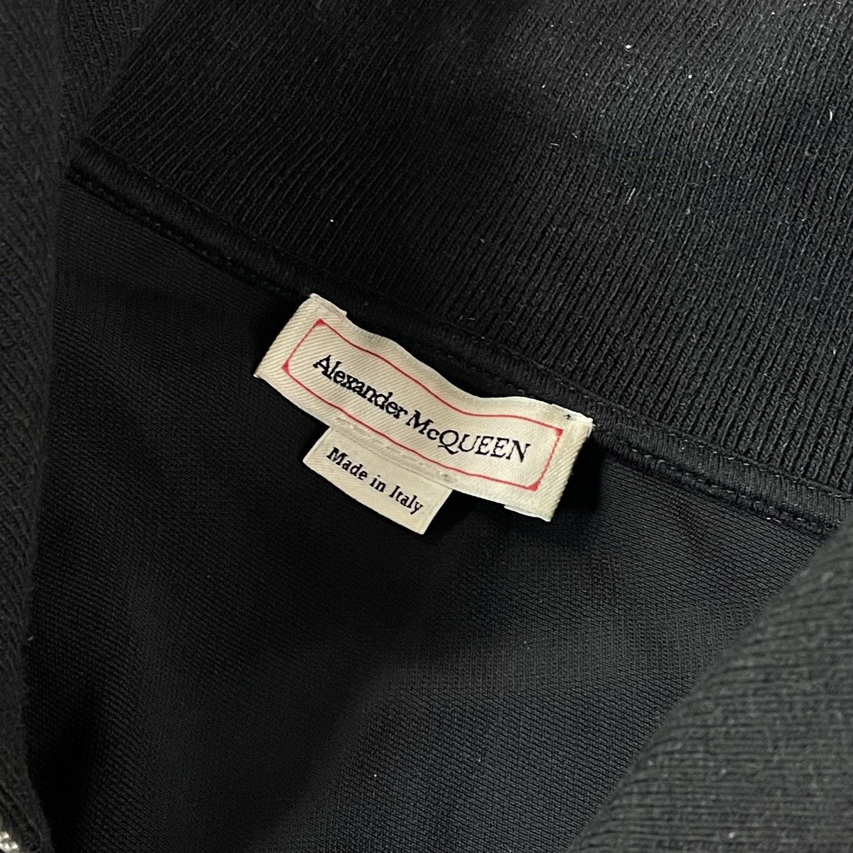 Alexander McQueen Alexander McQueen Black Tape Crepe Logo Track Jacket Size US XL / EU 56 / 4 - 9 Thumbnail