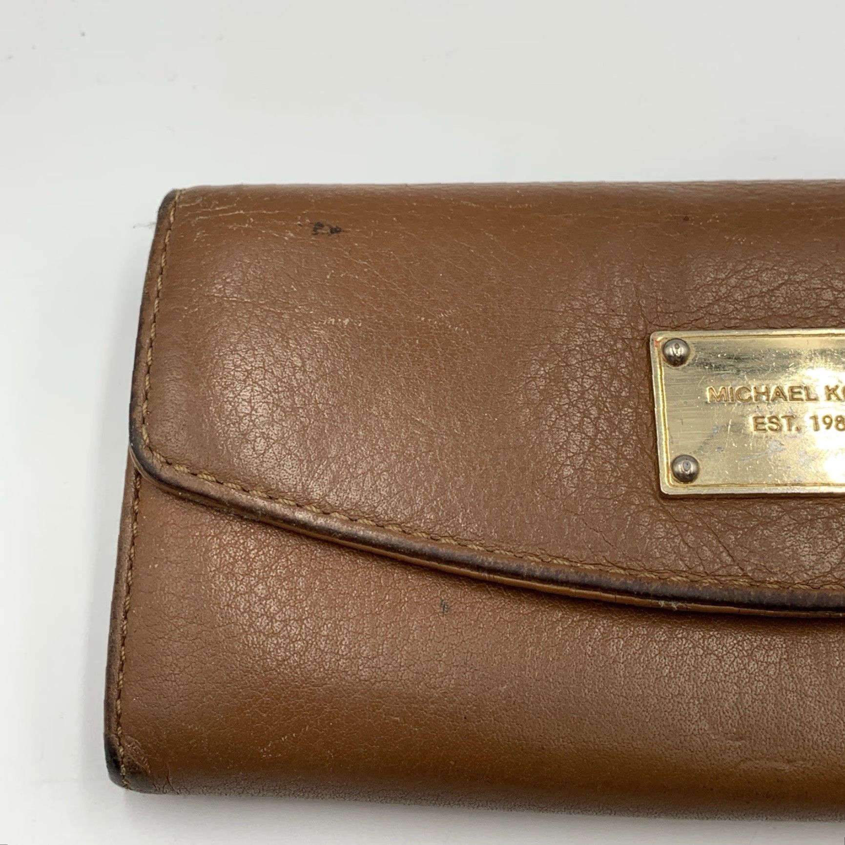 Michael Kors Michael Kors Women's Wallet Long Continental Flap Leather Brown Clutch Logo Credit Card Folding Size ONE SIZE - 2 Thumbnail