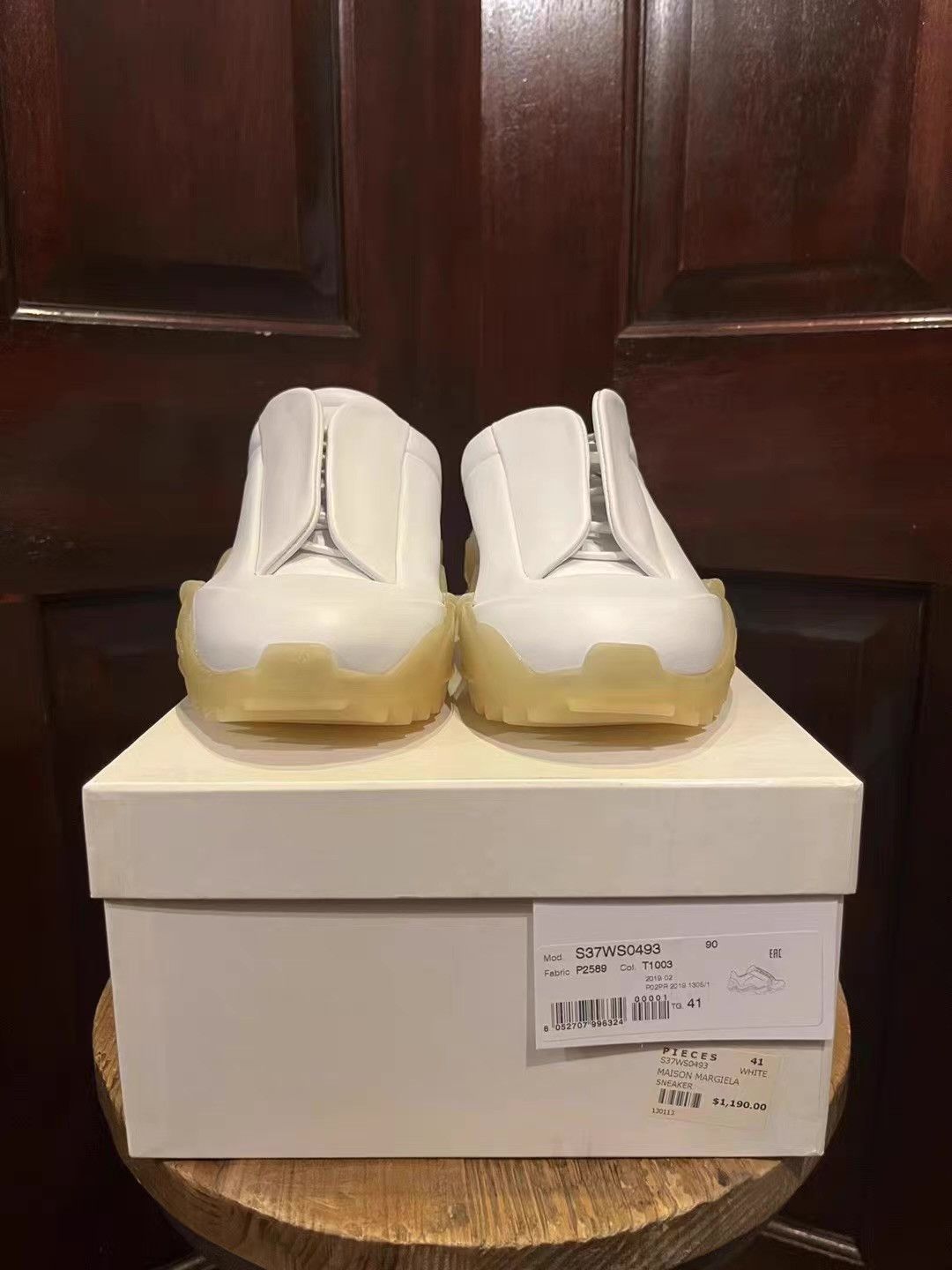 Maison Margiela Maison Margiela Men's White New Future Sneakers Ｑ25 Size US 8 / EU 41 - 1 Thumbnail