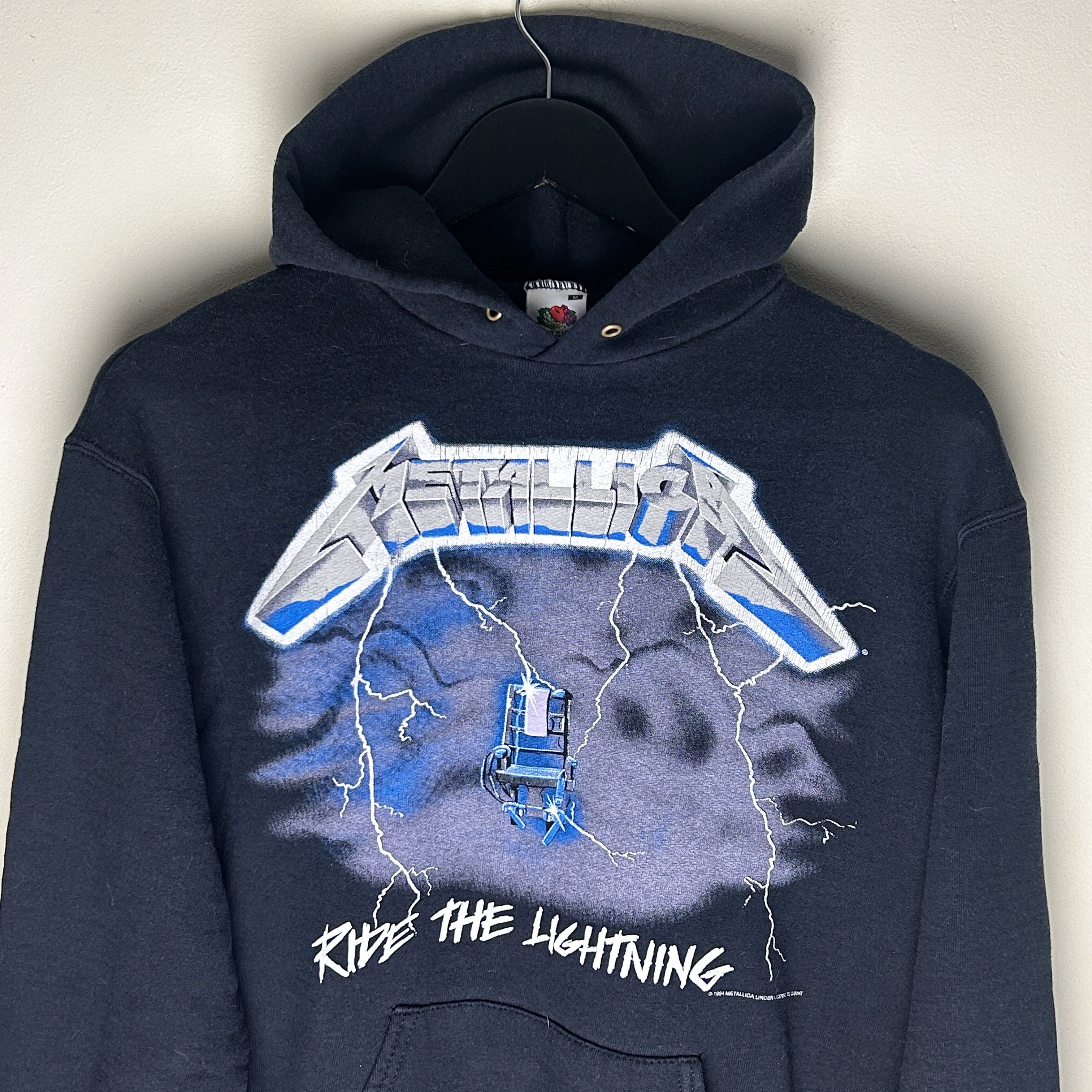 Band Tees Vintage Metallica Ride The Lightning Band Hoodie Size US M / EU 48-50 / 2 - 3 Thumbnail