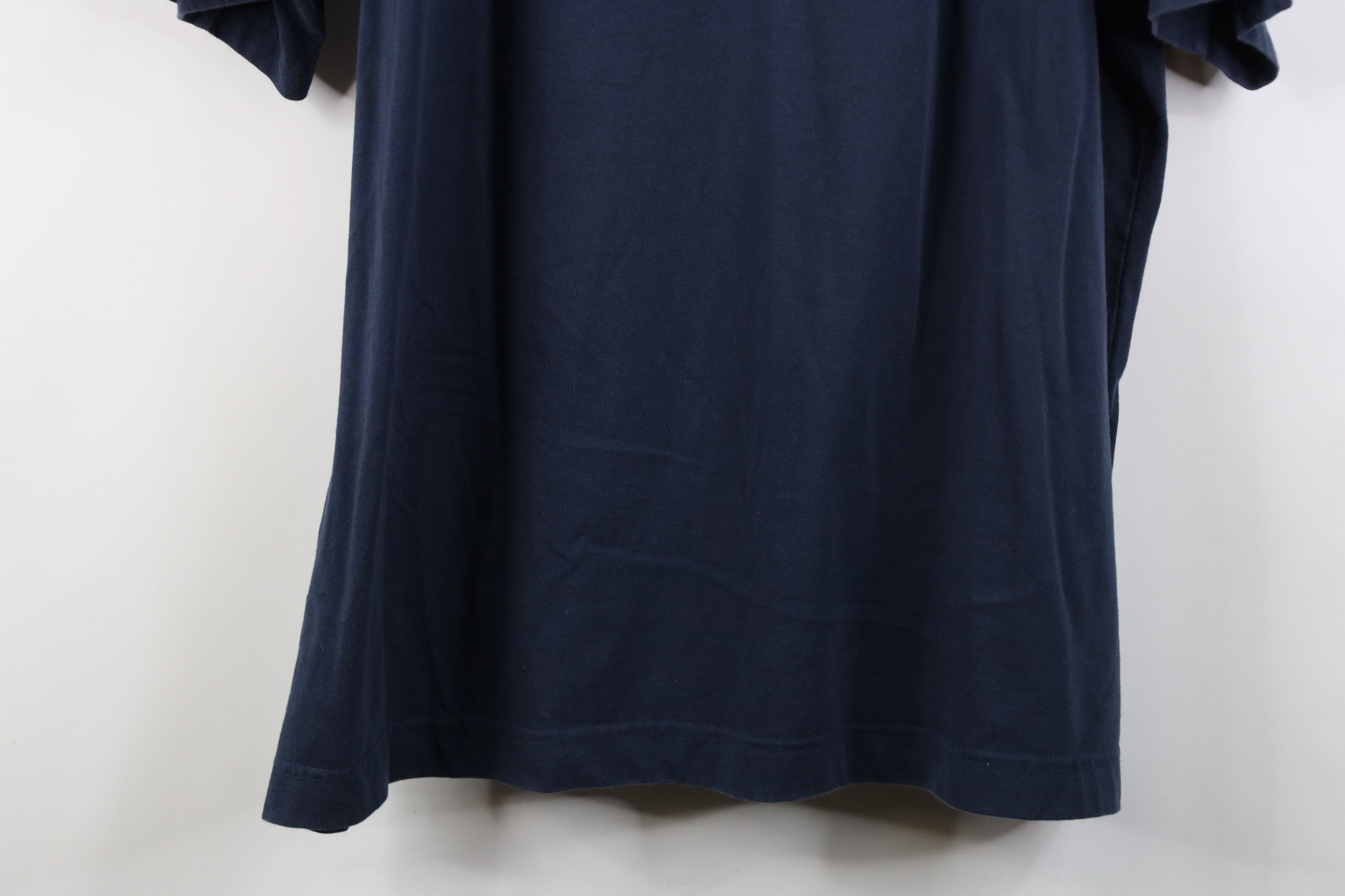Nike Vintage Nike Golf Classic Mini Swoosh Mock Neck T-Shirt Blue Size US XL / EU 56 / 4 - 15 Thumbnail