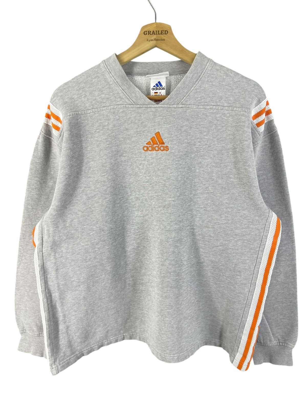 Adidas 1 set Vintage 90's Adidas Sweatshirt + Sweatpant Size US M / EU 48-50 / 2 - 2 Thumbnail
