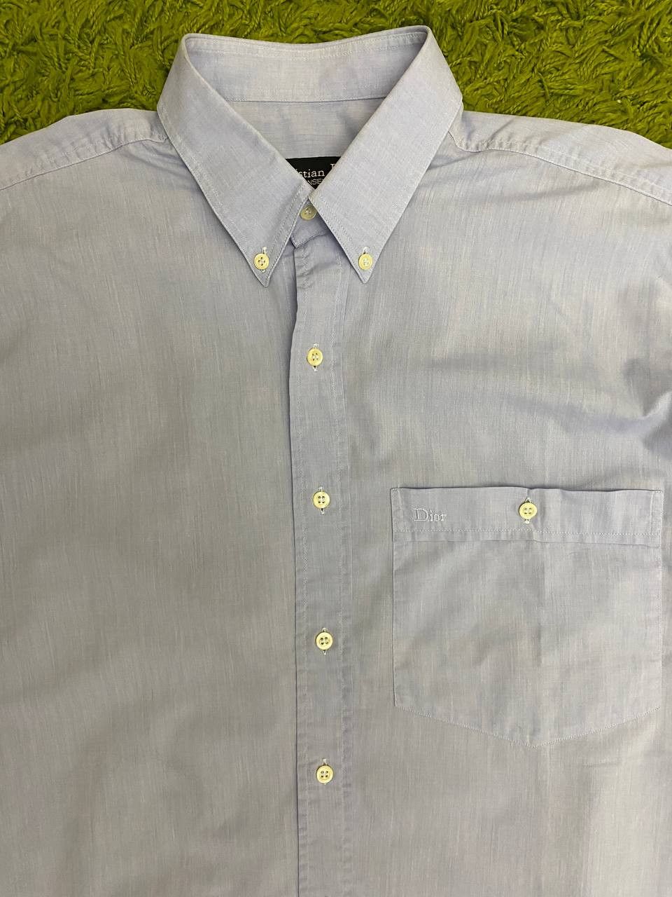 Christian Dior Monsieur × Vintage Christian Dior Classic Short Sleeve Shirt with Logo Size US L / EU 52-54 / 3 - 3 Thumbnail