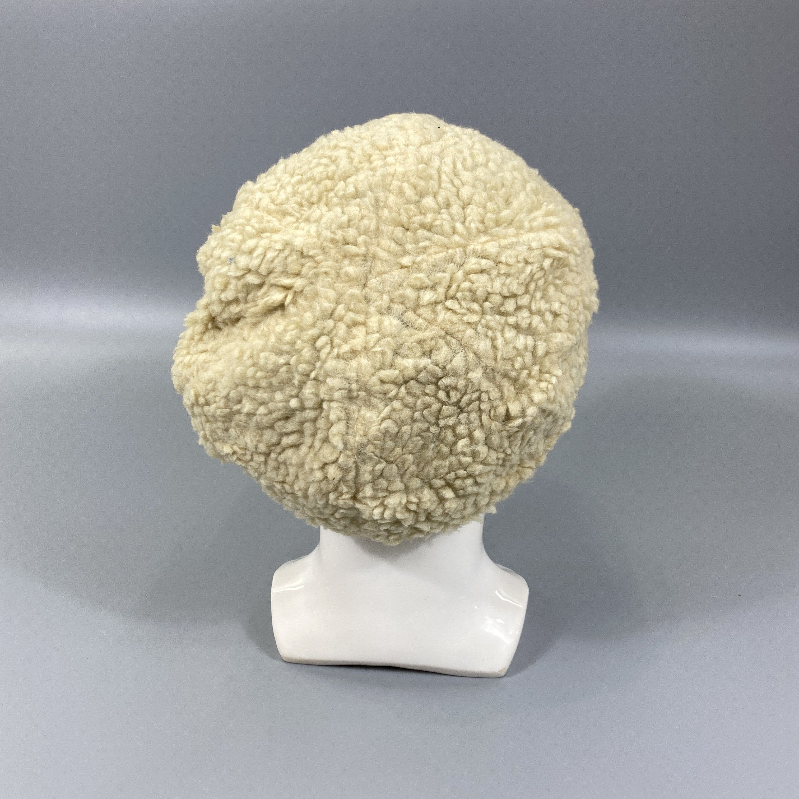 Japanese Brand Beanie Fur With Brim Hat -BN828 Size ONE SIZE - 3 Thumbnail