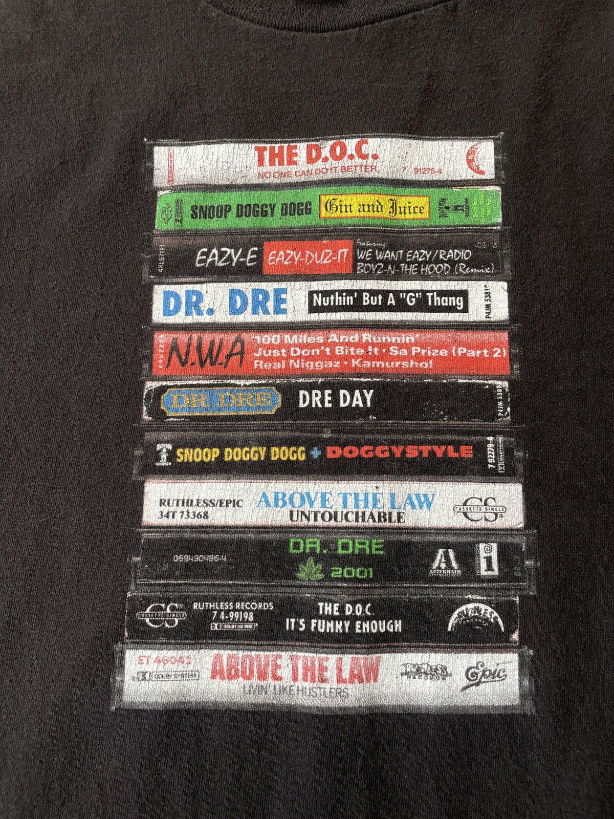 Death Row Records × Dr. Dre × Snoop Dogg DEATH ROW RECORDS ALBUM GRAPHIC SHIRT Size US XL / EU 56 / 4 - 6 Thumbnail