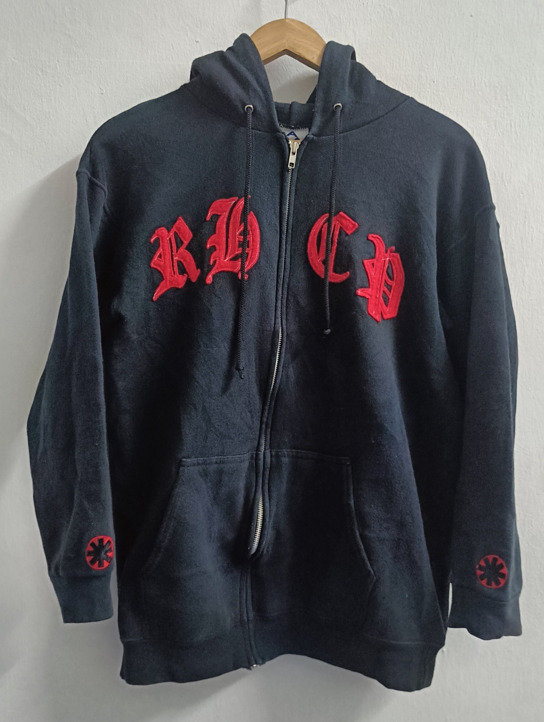 Band Tees 🔥🔥 Rare Vintage 90s Band Red Hot Chili Peppers Hoodie Size US M / EU 48-50 / 2 - 1 Thumbnail