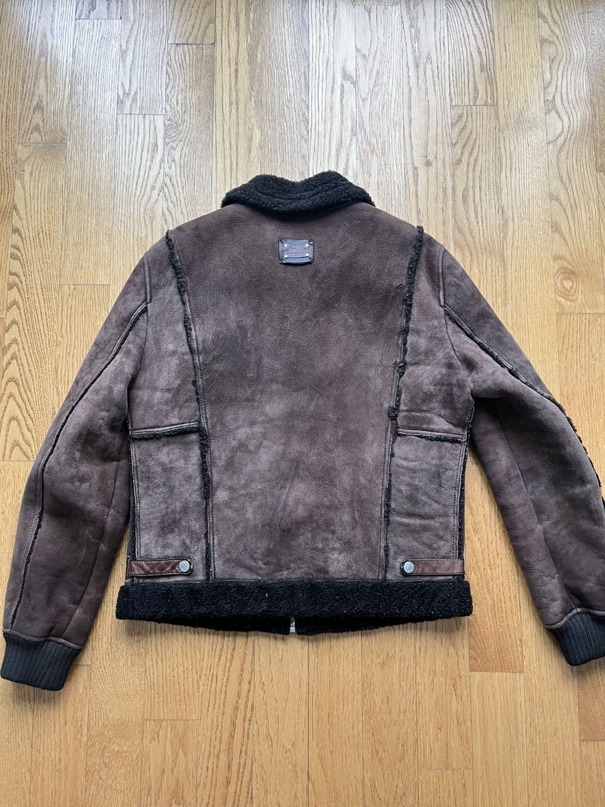 Dolce & Gabbana AW 2009 Dolce & Gabbana Suede Leather Jacket Size US L / EU 52-54 / 3 - 4 Thumbnail
