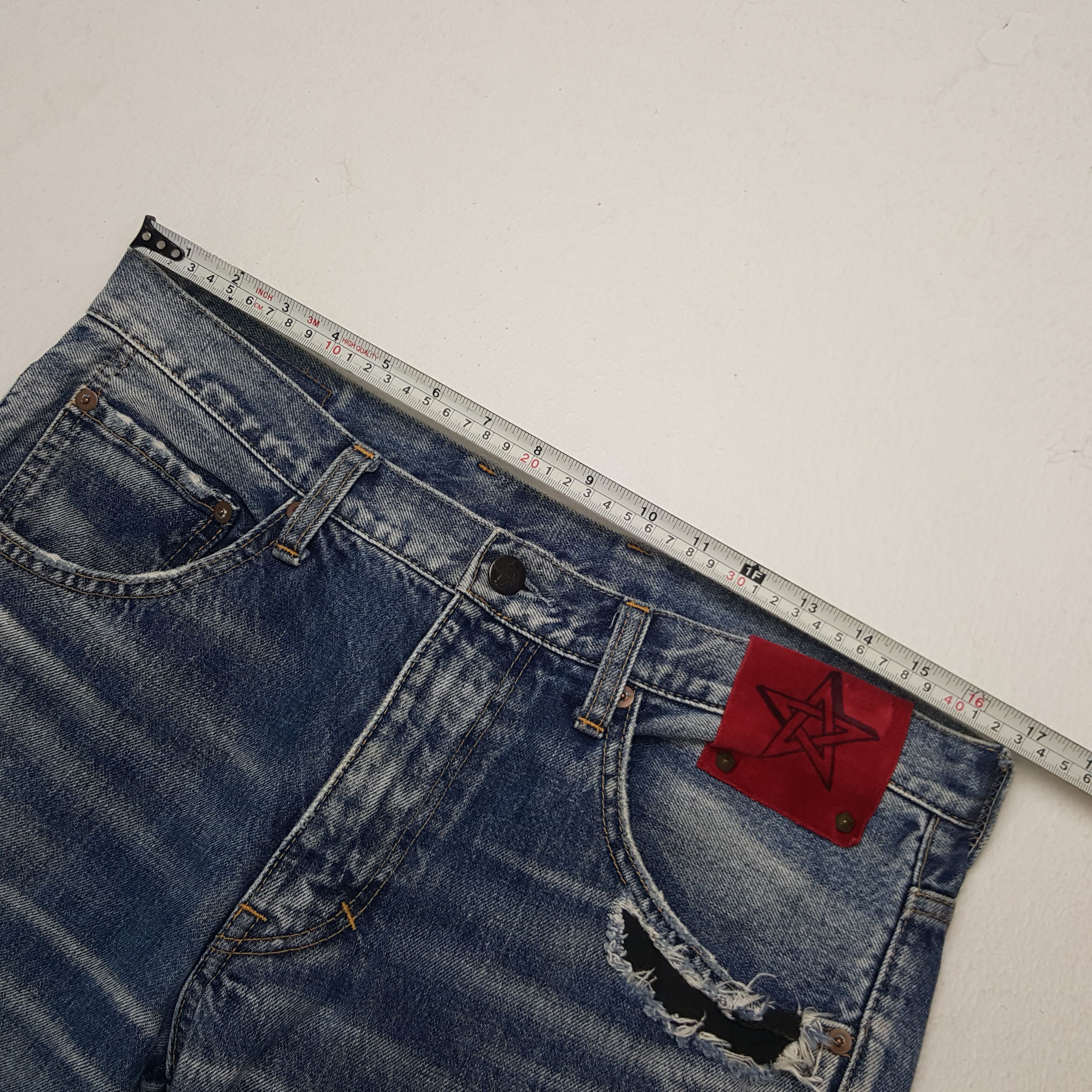 Japanese Brand × Vintage Vintage RNA Sweats Bloods Denim Jeans Size US 33 - 7 Thumbnail