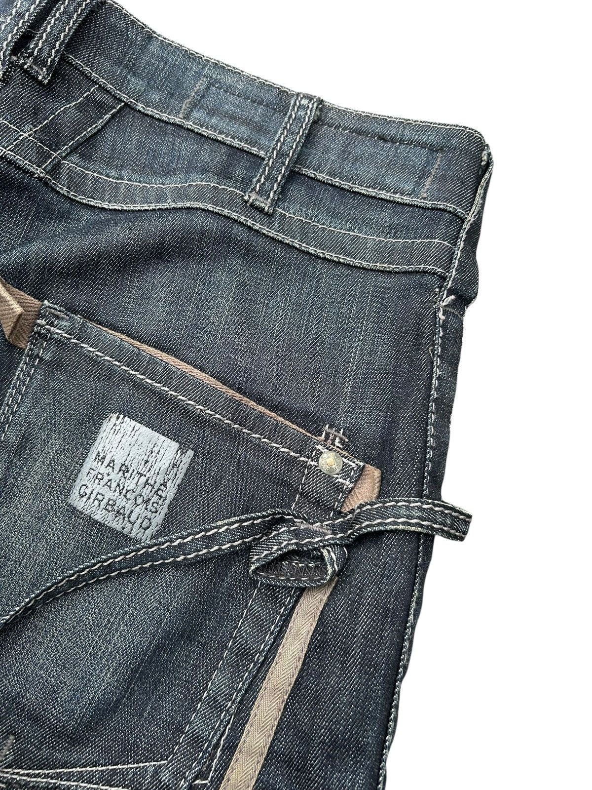 Marithe + Francois Girbaud Marithé + François Girbaud Punk Bondage Style Denim Jeans ☠️ Size US 31 - 4 Thumbnail