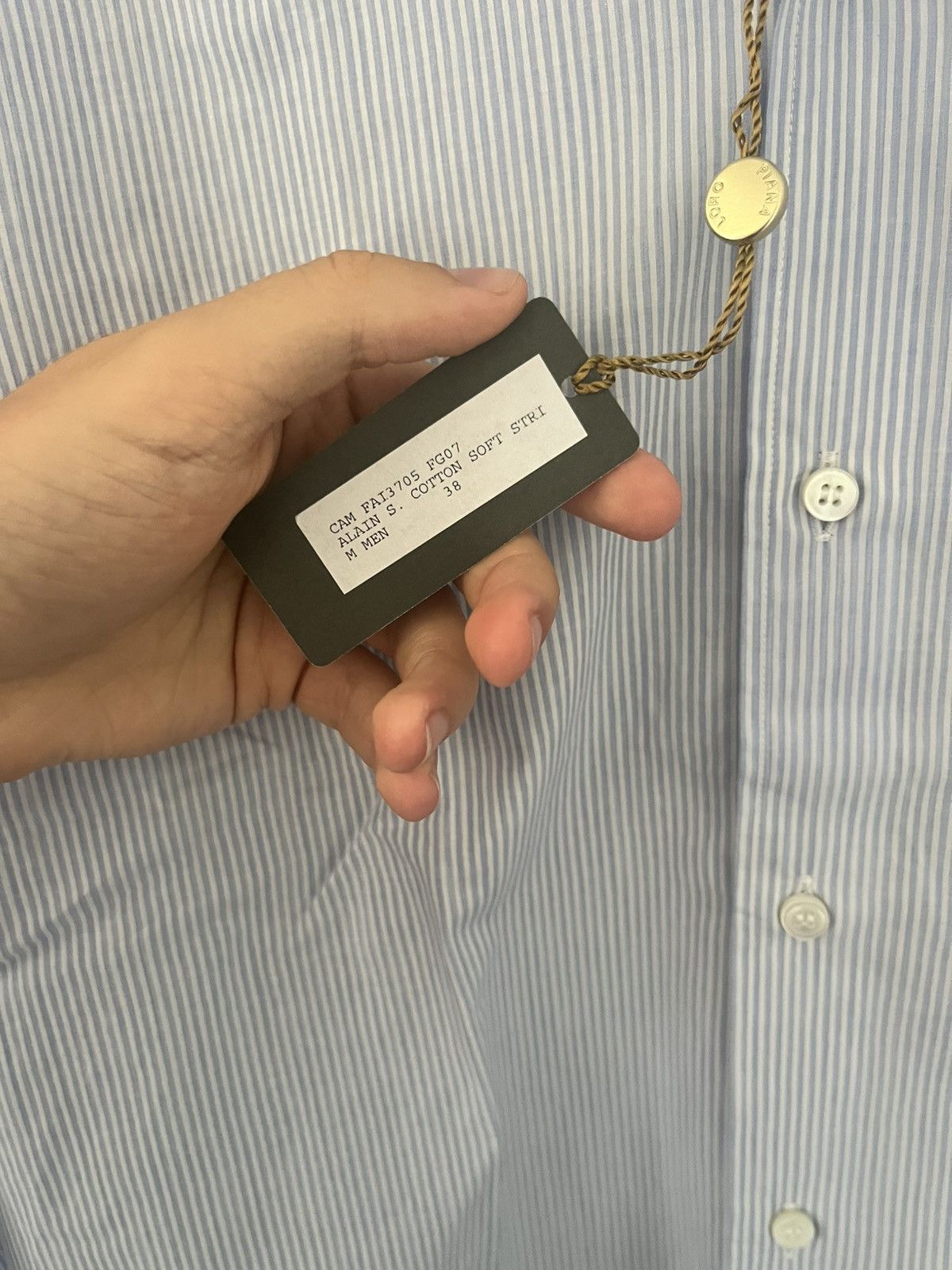 Loro Piana Loro Piana blue striped cotton shirt size 38 brand new Size US S / EU 44-46 / 1 - 5 Thumbnail