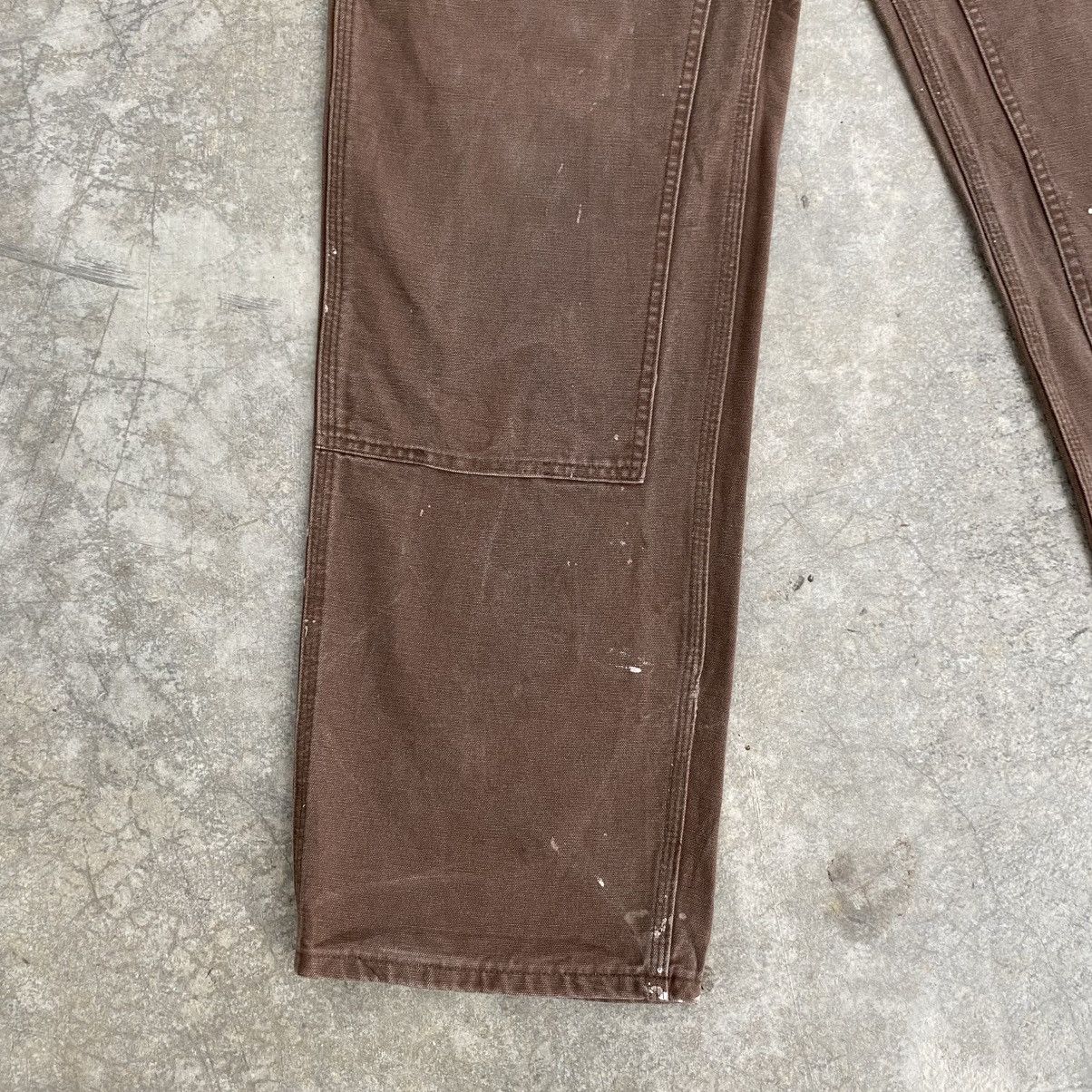 Carhartt Vintage Carhartt Double Knee Faded Brown Carpenter Pants Size US 34 / EU 50 - 6 Thumbnail