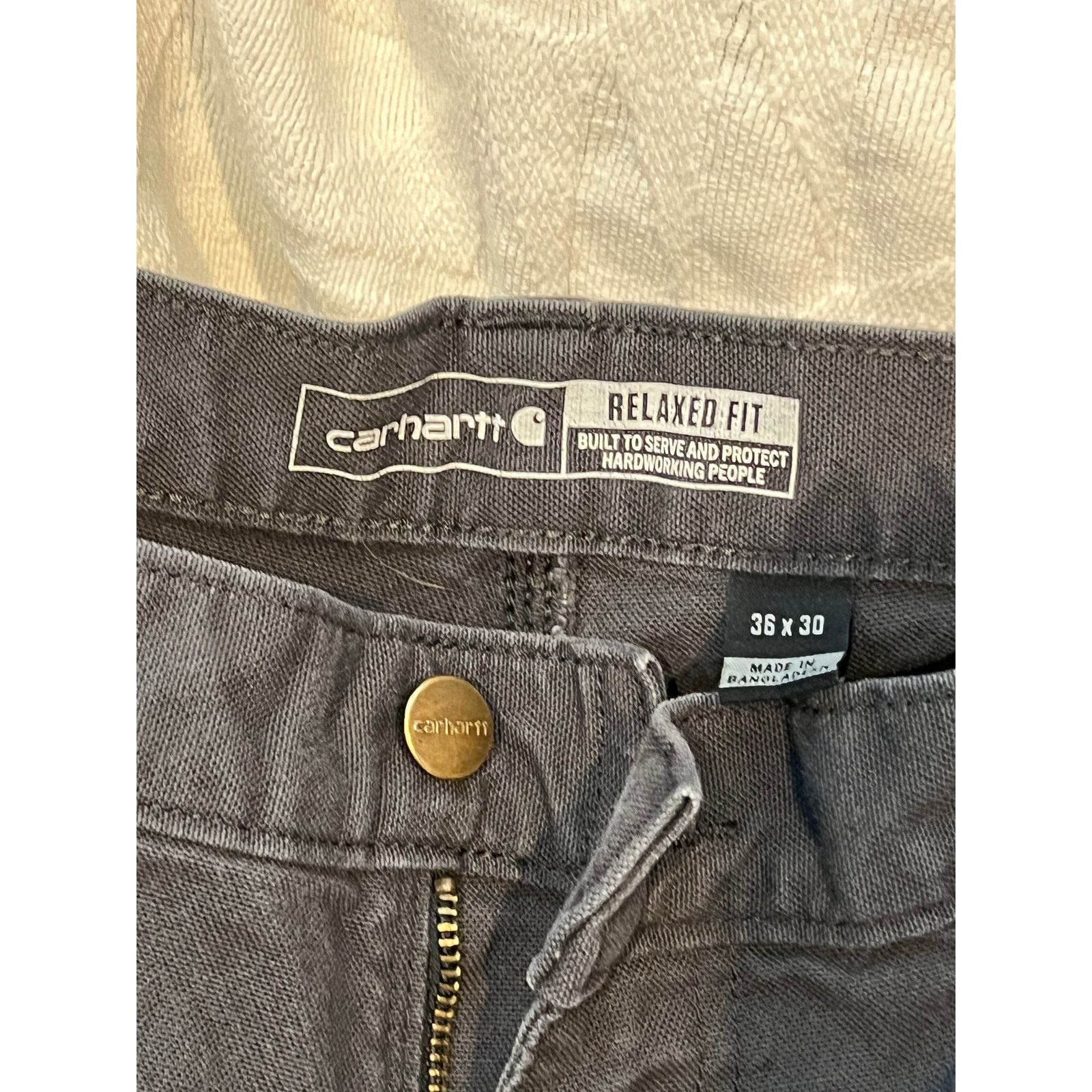 Carhartt Carhartt Carpenter Relaxed Fit Work Pants Mens 36x30 Size US 36 / EU 52 - 3 Thumbnail
