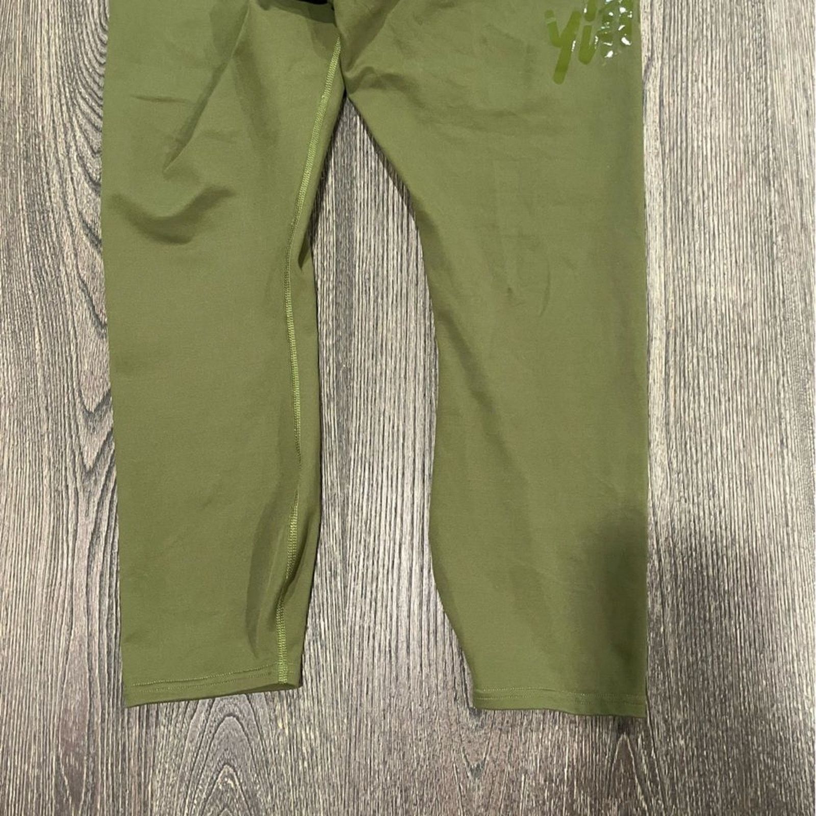 Vintage Yitty Major Label Shaping High Waist Logo Legging 7/8 XL Size 31" - 3 Thumbnail