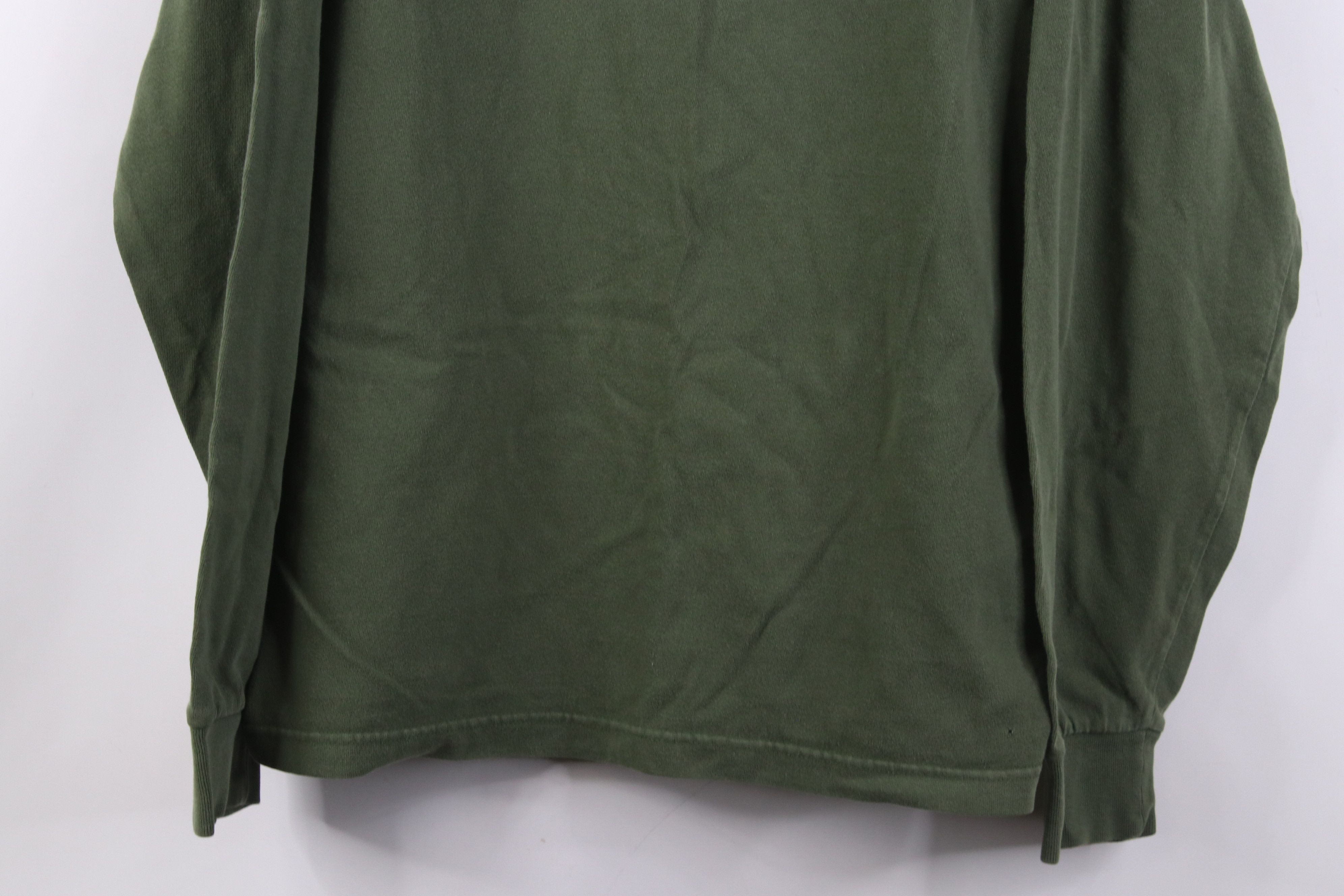 Gap Vintage Y2K 2004 Gap Spell Long Sleeve T-Shirt Green Cotton Size US L / EU 52-54 / 3 - 3 Thumbnail
