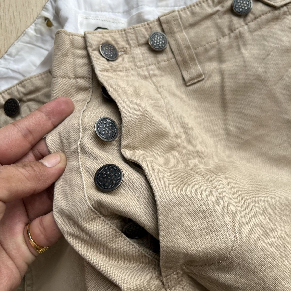 Visvim VISVIM 13 STARS BUTTON MILITARY TROUSERS JAPANESE BRAND CDG Size US 32 / EU 48 - 5 Thumbnail