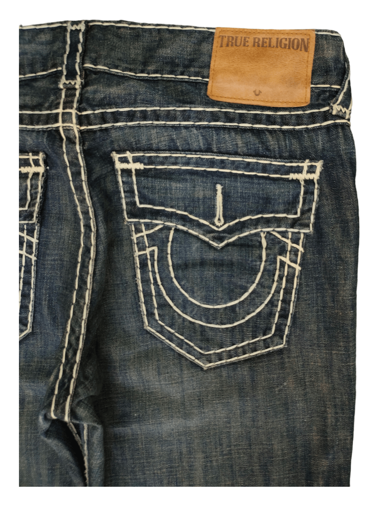 True Religion Vintage Y2k True Religion Big Stitch Denim Pants Streetwear Size US 38 / EU 54 - 3 Thumbnail