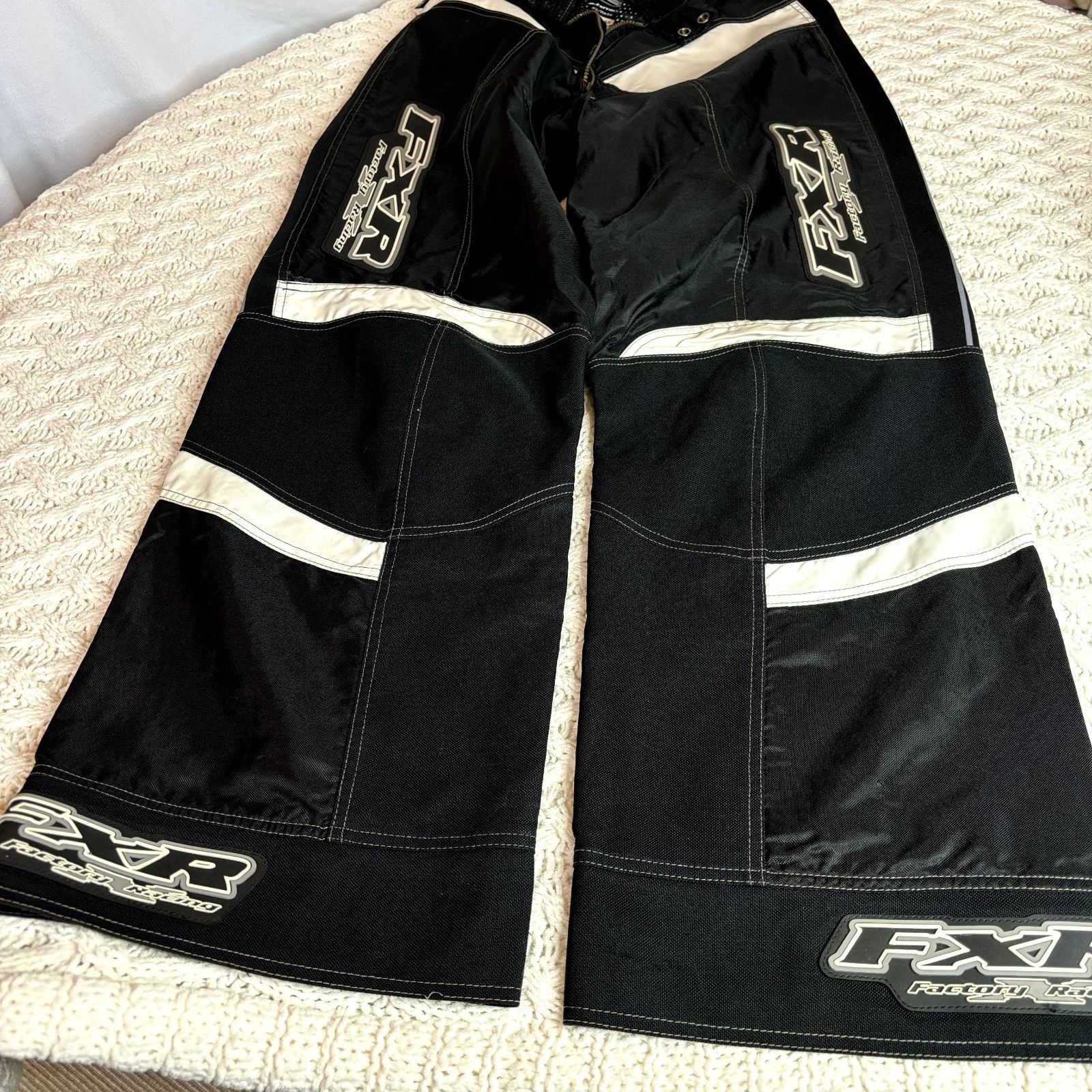 Other FXR Racing Men's Snowmobile Pants Black & White Winter Gear Size US 34 / EU 50 - 6 Thumbnail