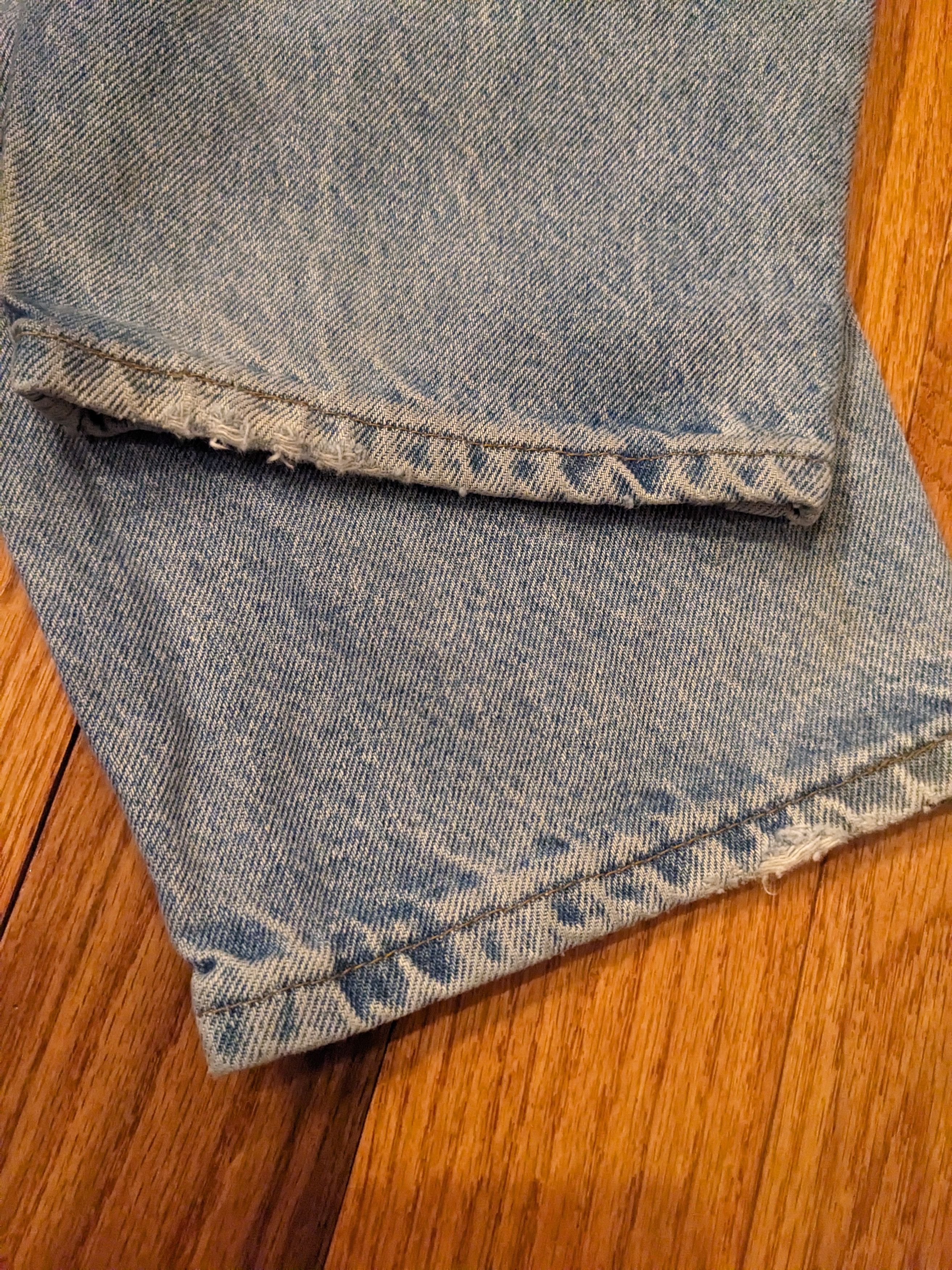 Carhartt × Vintage Vintage Y2K Carhartt 35 x 30 Blue Denim Jeans Size US 35 - 3 Thumbnail