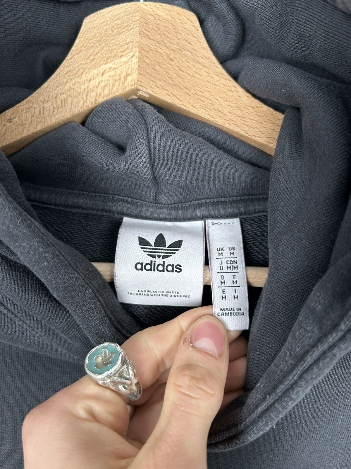 Adidas Adidas Hoodie Streetwear Baggy Boxy Fit Hype Skate Size US M / EU 48-50 / 2 - 7 Thumbnail