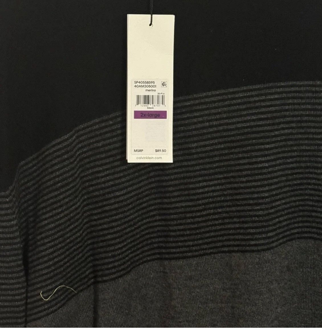 Calvin Klein Calvin Klein sweater 3 shades of black Size US XXL / EU 58 / 5 - 2 Thumbnail