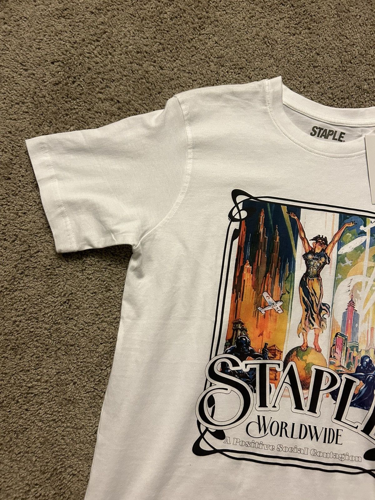 Staple Jeff Staple Staple Pigeon ‘Worldwide’ Tee Size Small Size US S / EU 44-46 / 1 - 3 Thumbnail