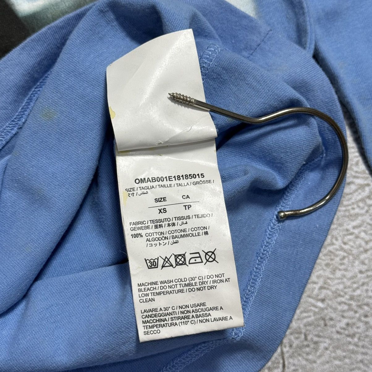 Off-White Off-White Statue Of Liberty Light Blue Long Sleeve Size US XS / EU 42 / 0 - 10 Thumbnail
