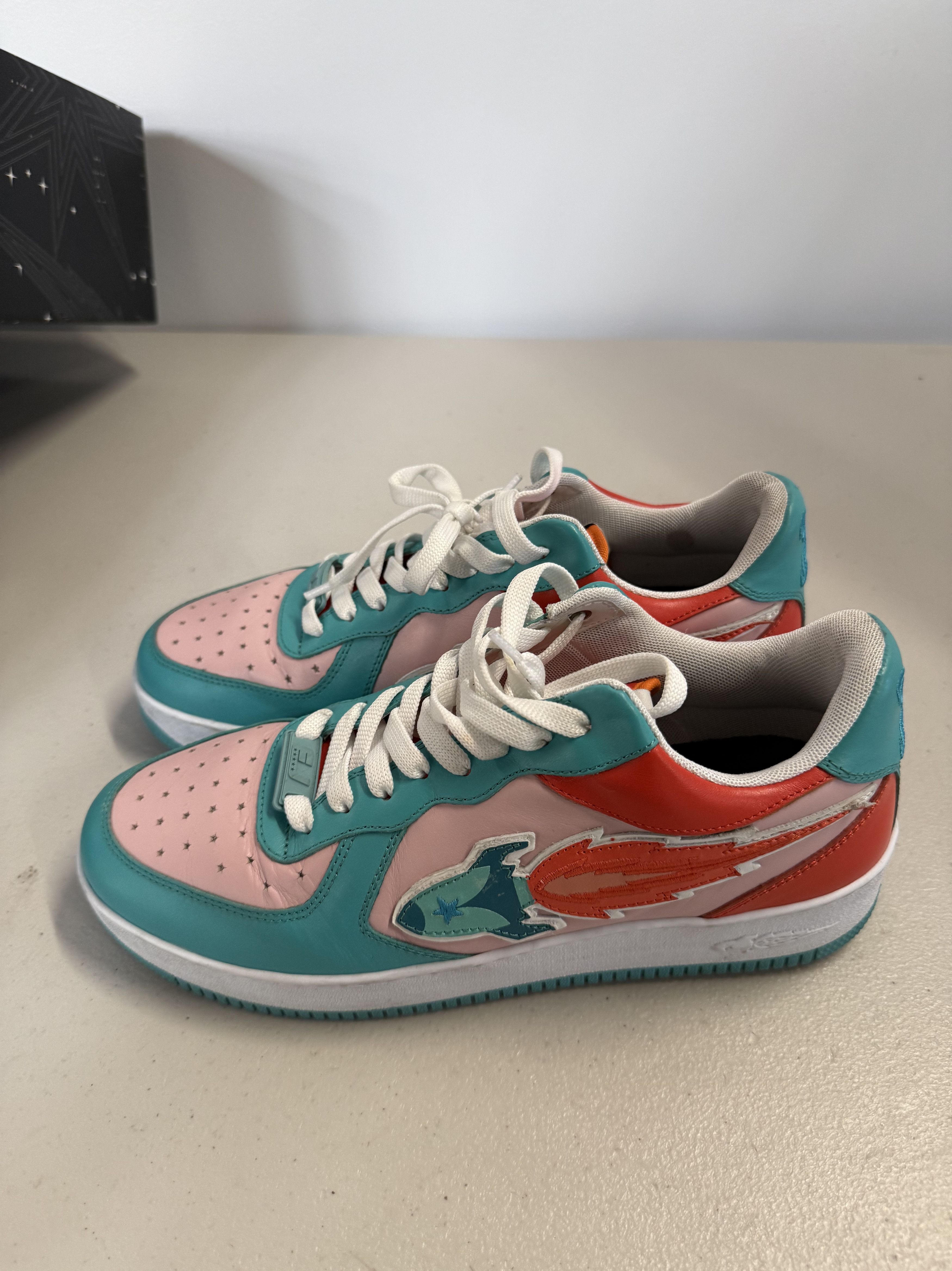 Other Enterprise Japan Low Sneakers 'Pink/Water/Orange' Size US 9 / EU 42 - 4 Thumbnail