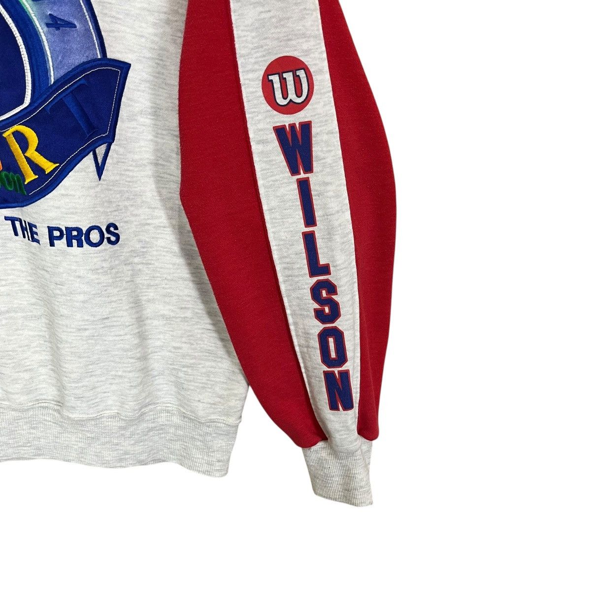 Wilson Vintage 90s Wilson Rainbow Pullover Hoodie Size M Size US M / EU 48-50 / 2 - 6 Thumbnail