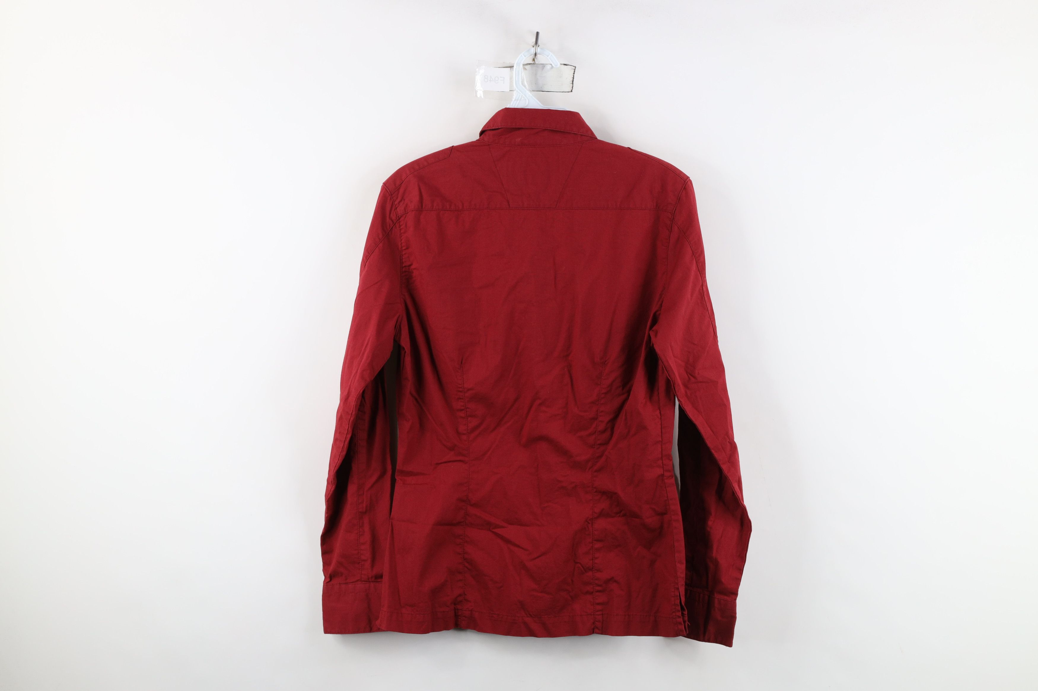 Harley Davidson Vintage Harley Davidson Spell Out Collared Button Shirt Red Size S / US 4 / IT 40 - 12 Thumbnail