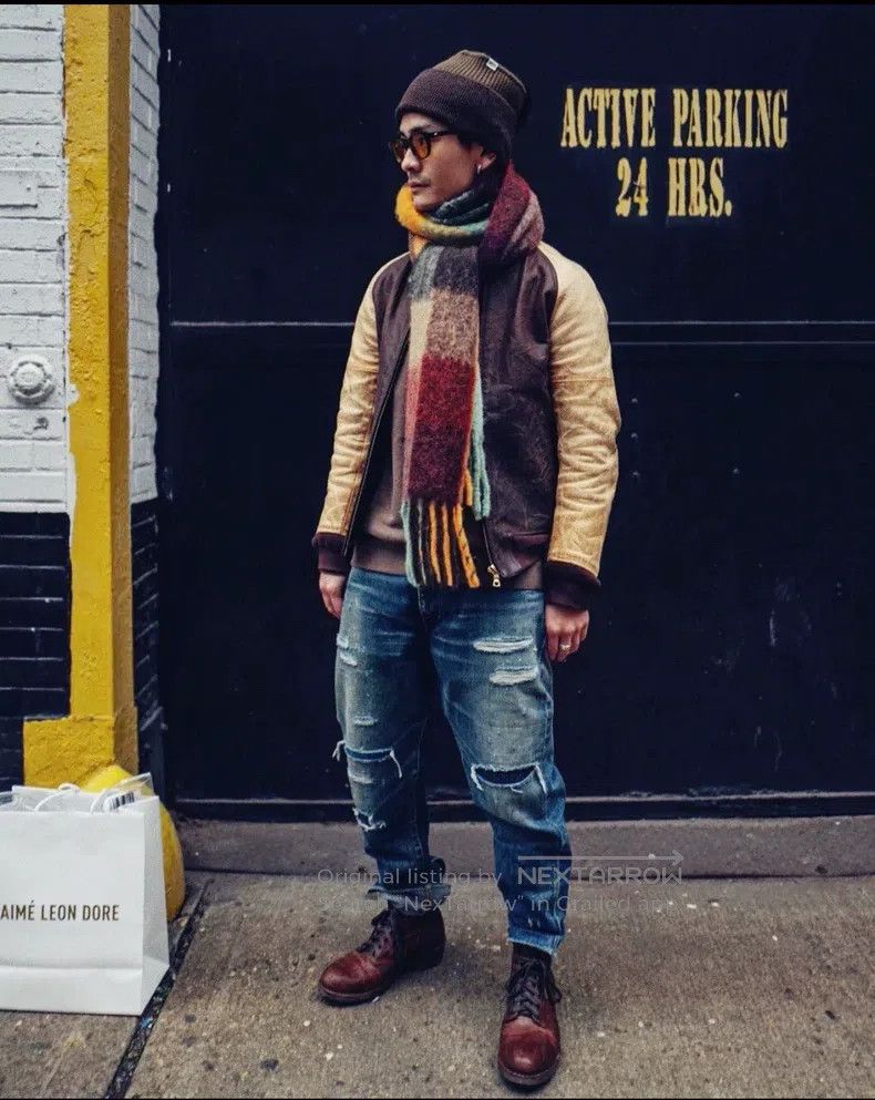 Visvim Visvim 17 aw varsity horse-skin wool baseball jacket Size US S / EU 44-46 / 1 - 9 Thumbnail