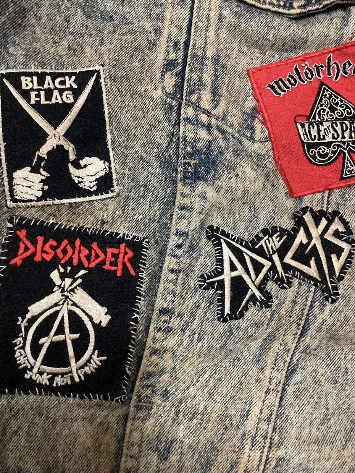 Designer × Vintage VINTAGE 90s THE EXPLOITED BATTLE JACKET CUSTOM Size US L / EU 52-54 / 3 - 11 Thumbnail