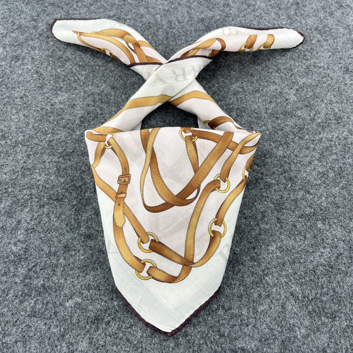 Burberry × Vintage Burberry Handkerchief / Bandana / Neckerchief B440 Size ONE SIZE - 2 Thumbnail