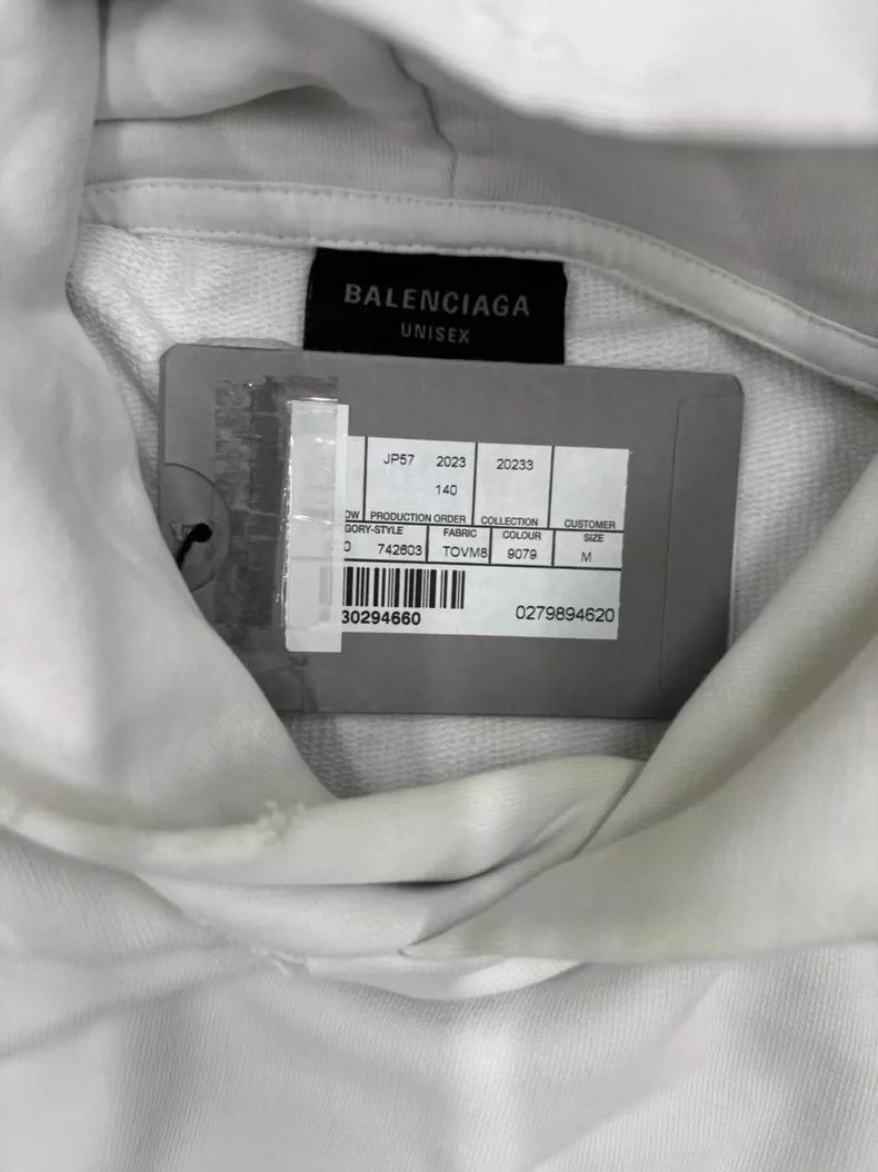 Balenciaga Balenciaga Embroidered Casual Hoodie Size M-2505 Size US M / EU 48-50 / 2 - 3 Thumbnail