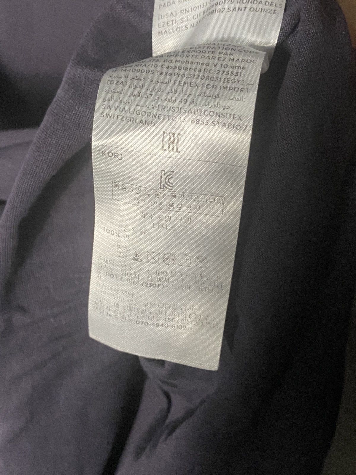 Ermenegildo Zegna Zzegna Logo T-shirt Mens Luxury Size XL Size US XL / EU 56 / 4 - 6 Thumbnail