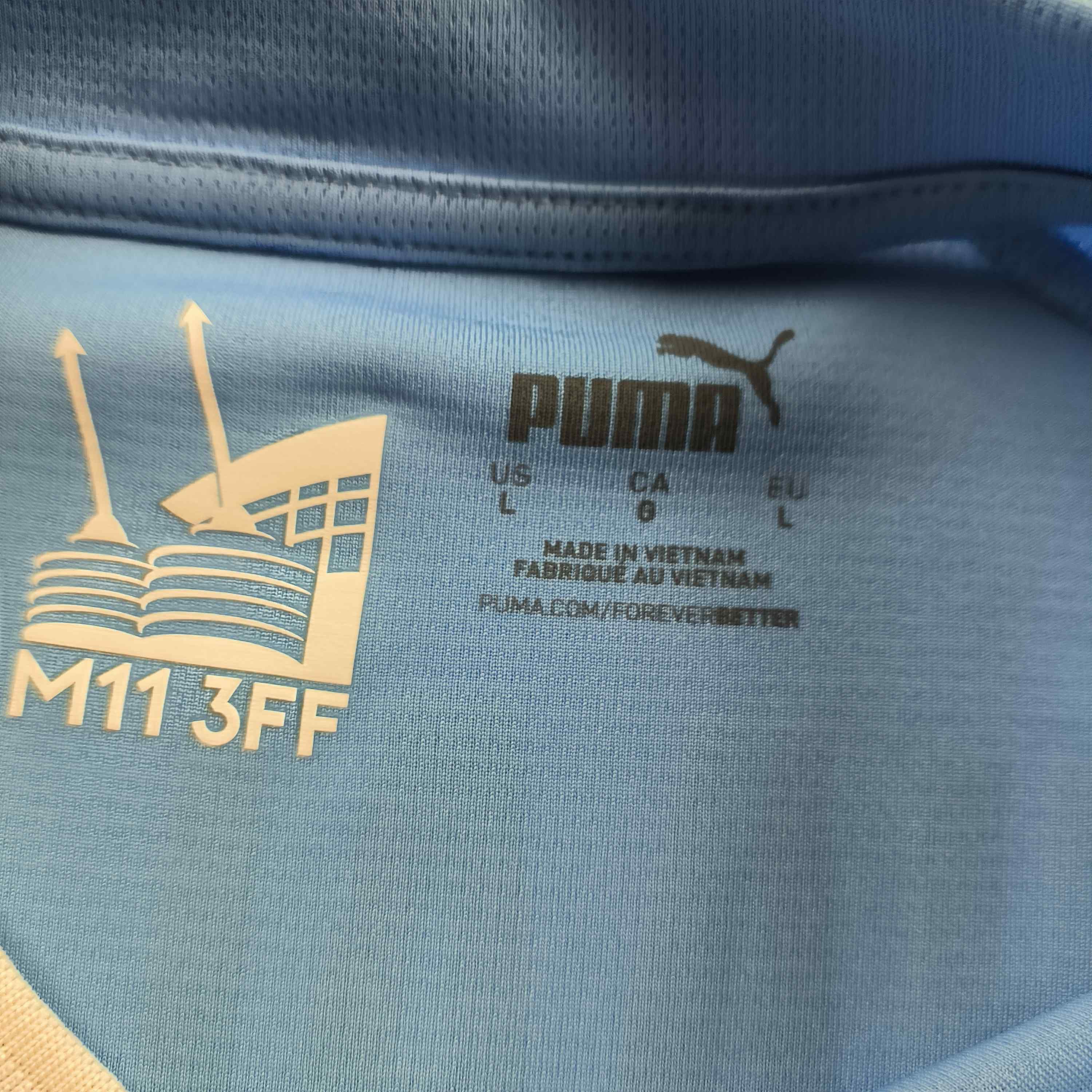 Puma Manchester City 2023-24 Puma home Haaland football jersey L Size US L / EU 52-54 / 3 - 5 Thumbnail