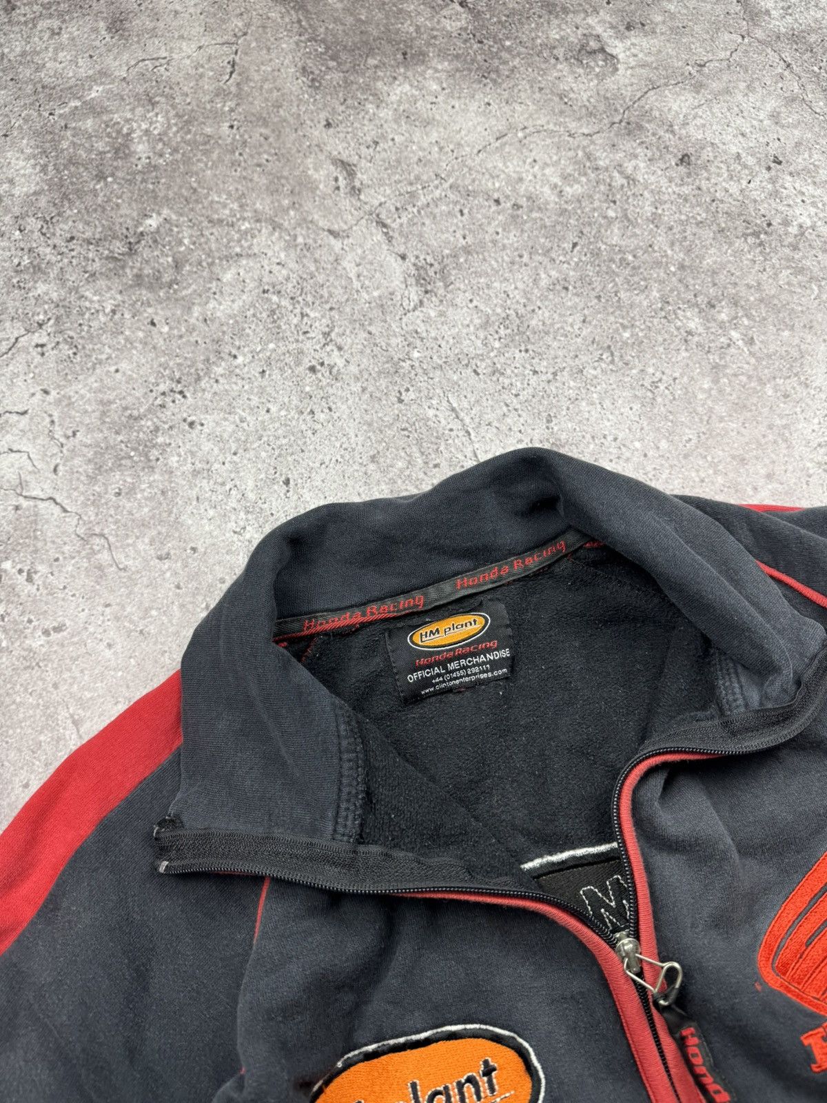 Honda 🔷Vintage Honda Racing Track Zip Jacket 90s Faded Japanesse🔷 Size US S / EU 44-46 / 1 - 3 Thumbnail