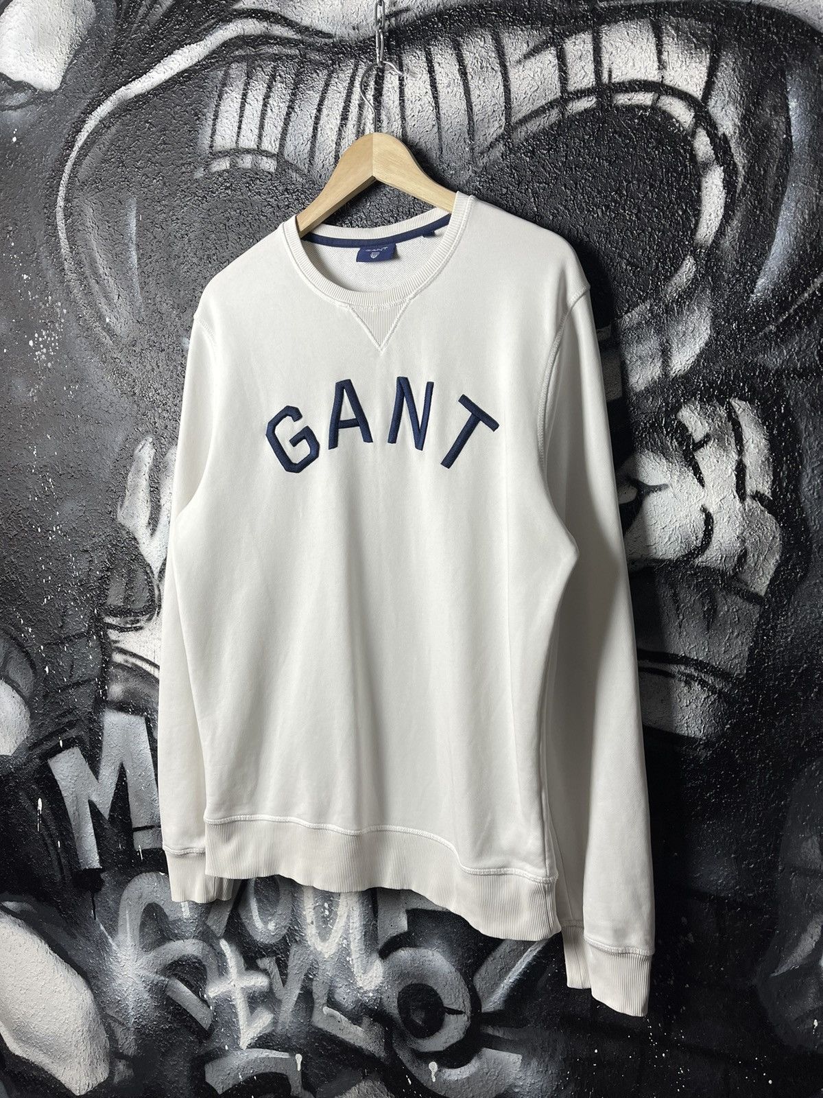 Gant Gant Big Logo White Sweatshirt Men’s Size L Size US L / EU 52-54 / 3 - 1 Thumbnail