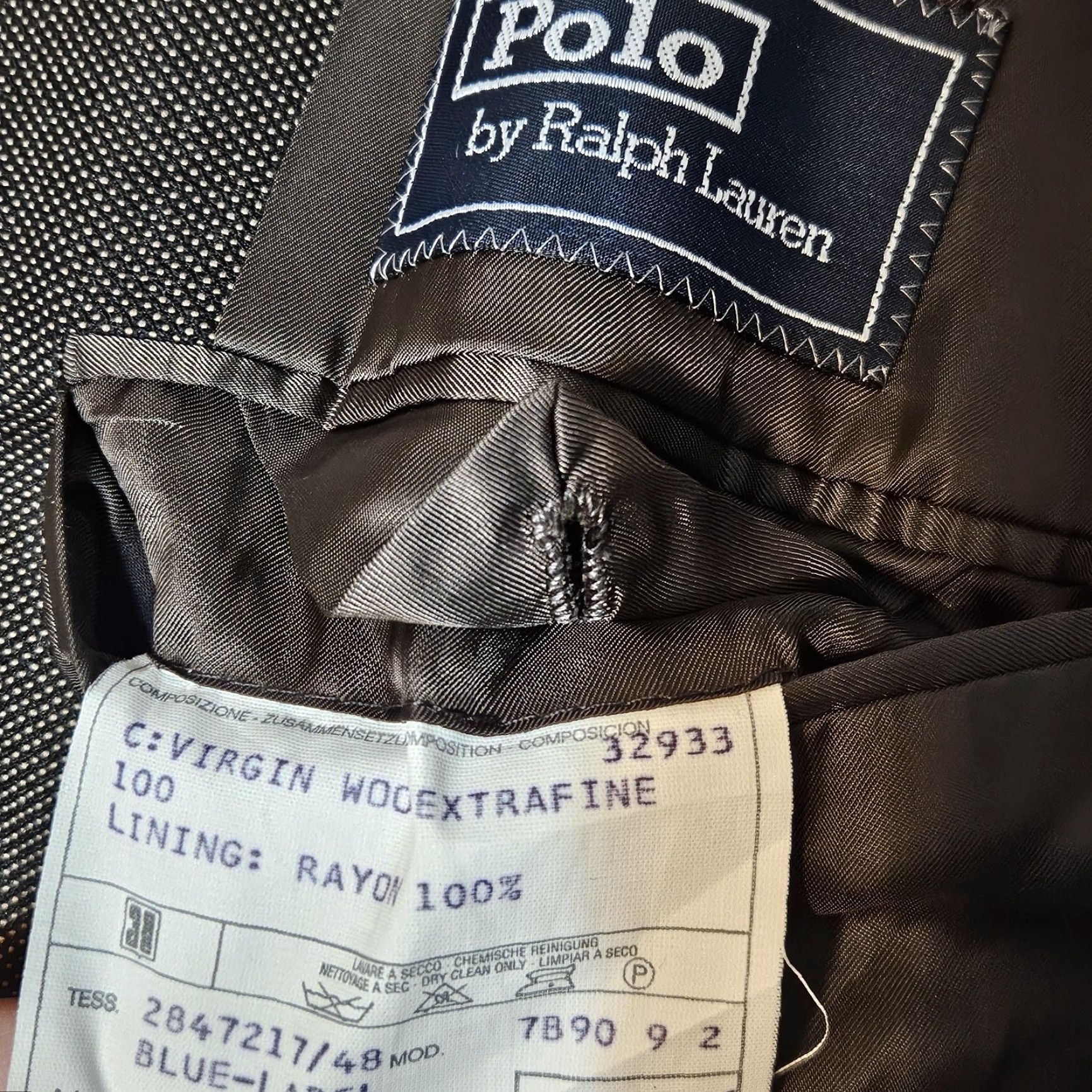 Polo Ralph Lauren VTG Polo Ralph Lauren Wool Sport Coat Blazer 42 R Men Regular Tweed Notch Lapel 3 Button USA Vintage Union Made Jacket/Coat Size US XL / EU 56 / 4 - 8 Thumbnail