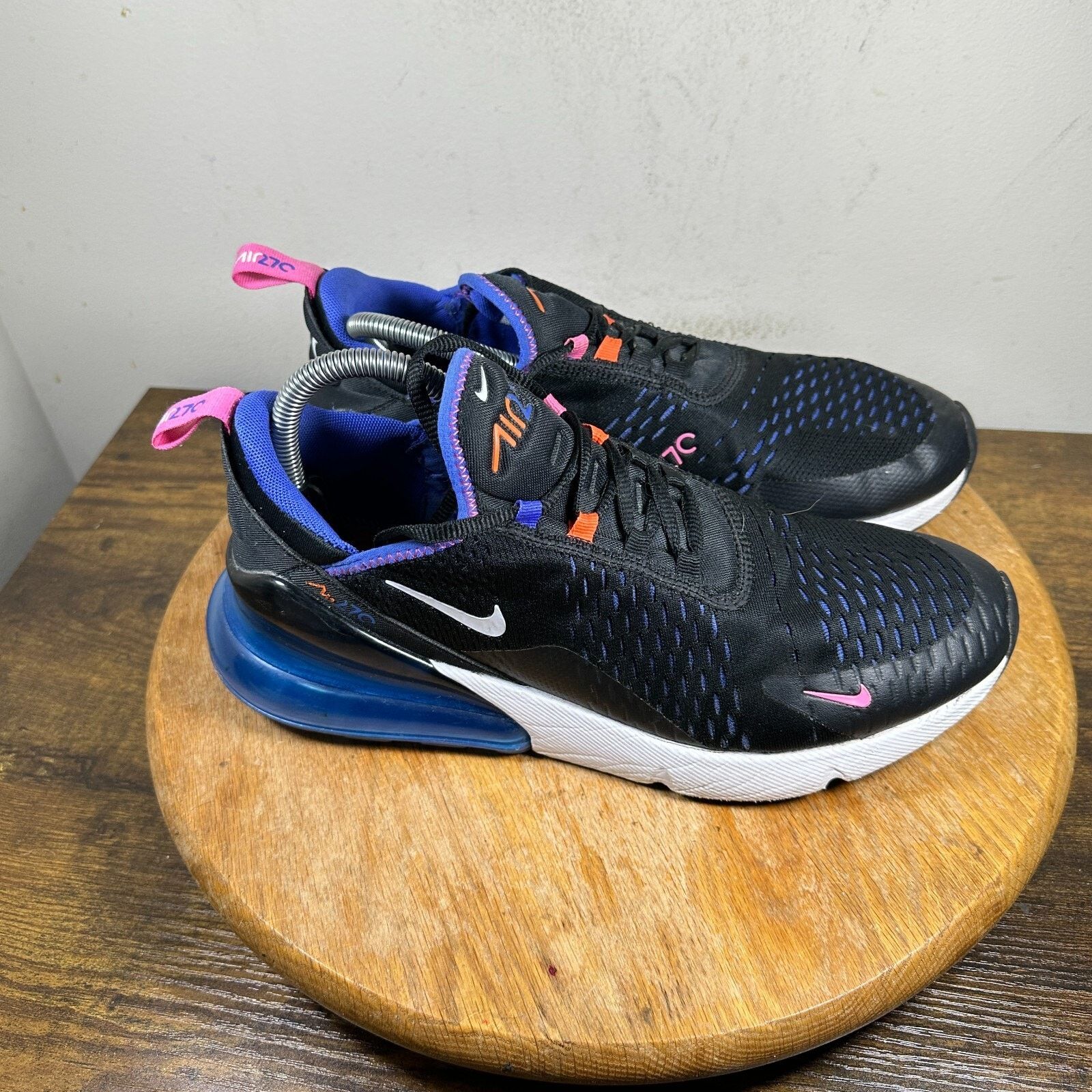 Nike Nike Air Max 270 Black Blue Men's Size 9 Shoes DC1858-001 Size US 9 / EU 42 - 1 Thumbnail