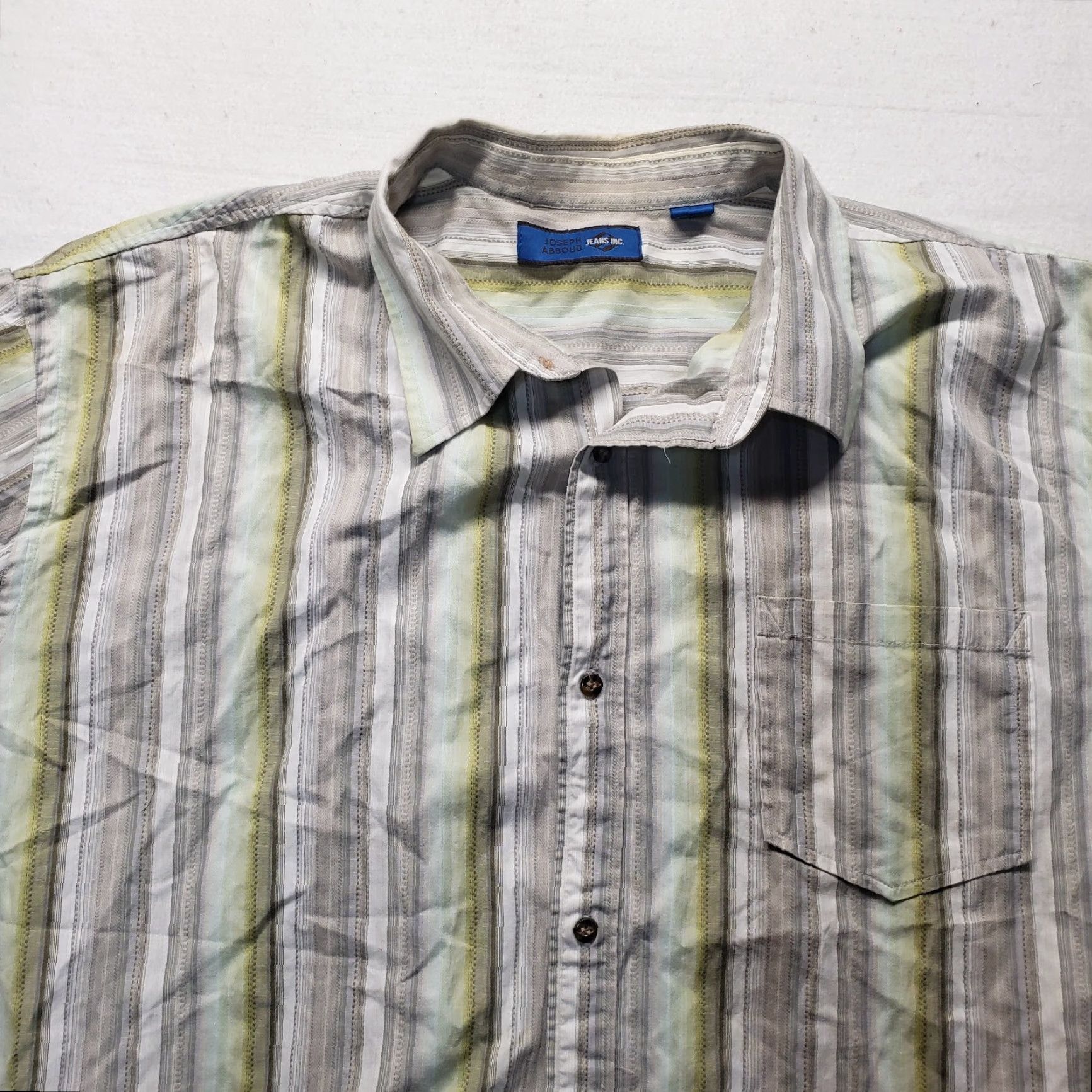 Joseph Abboud VINTAGE Joseph Abboud Shirt? Size US XXL / EU 58 / 5 - 2 Thumbnail