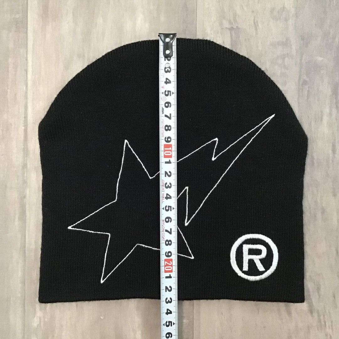 🔥Vintage🔥 BAPE STA logo beanie knit cap a bathing ape NIGO