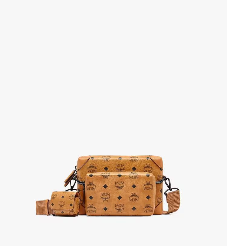 MCM o1mt1gz0125 Size: OS / Crossbody Bag in Brown/Black Size ONE SIZE - 1 Thumbnail