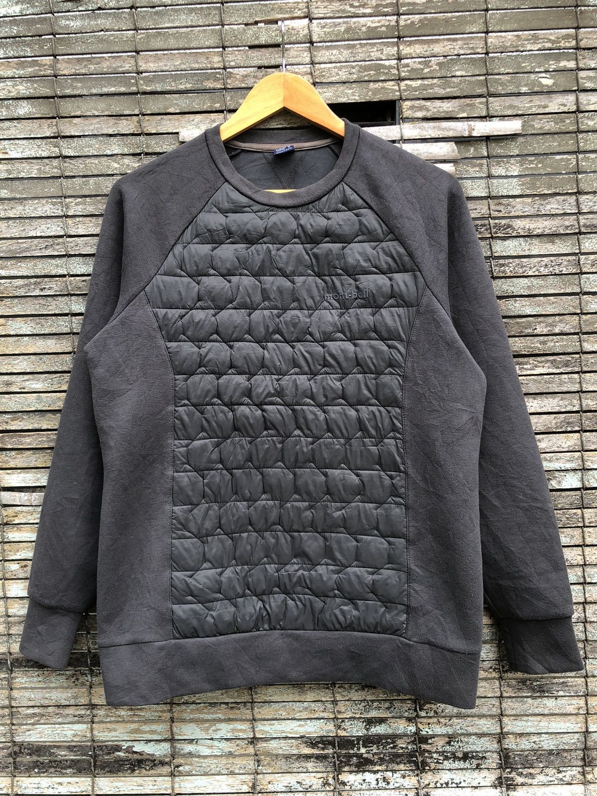 Montbell Vintage 90s Montbell Quilted Crewneck Sweatshirts Size US L / EU 52-54 / 3 - 1 Thumbnail