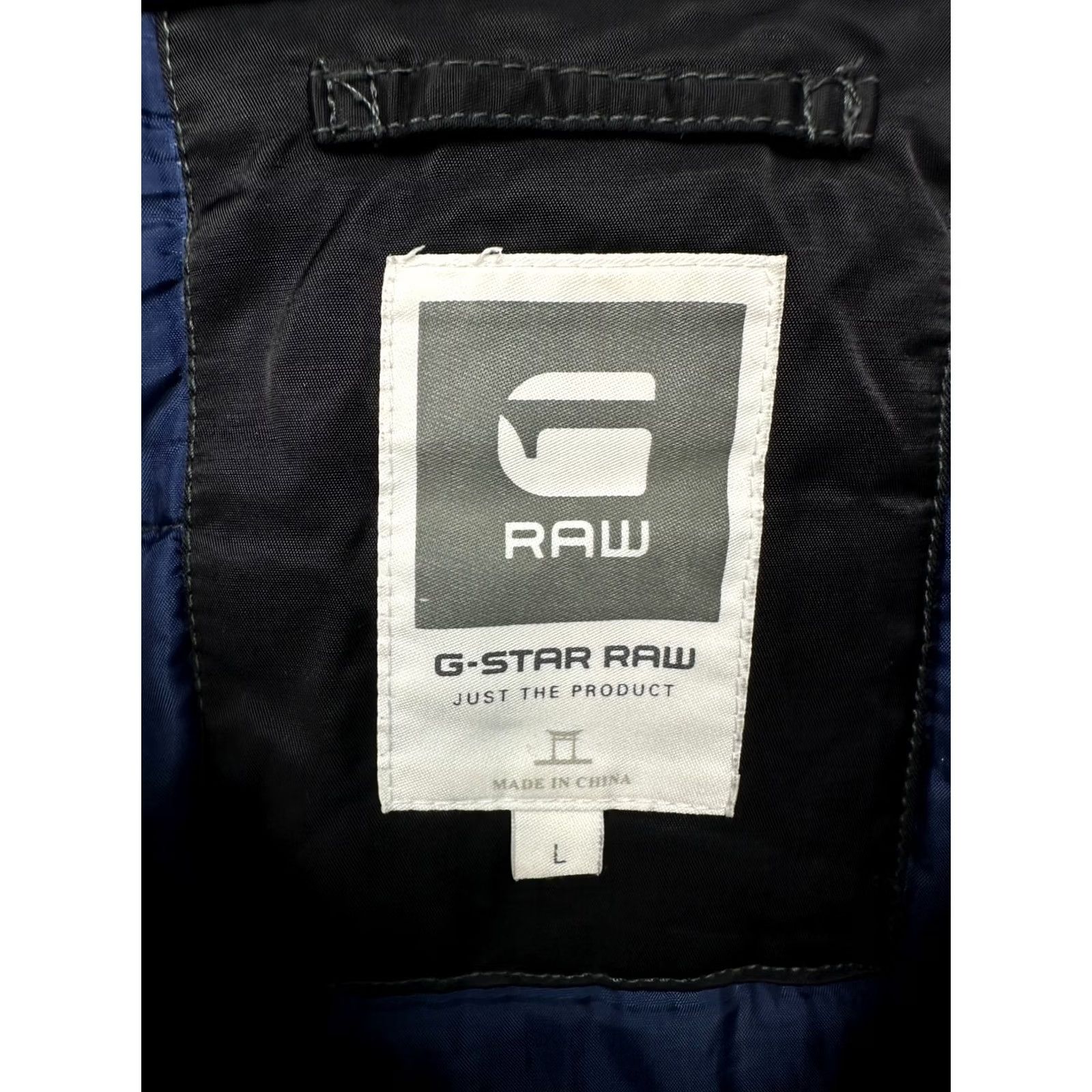 G-Star G. Star Raw Vintage Mens Field Hooded Bomber Jacket Size L Black Jacket Mens Regular XS? Size US L / EU 52-54 / 3 - 4 Thumbnail