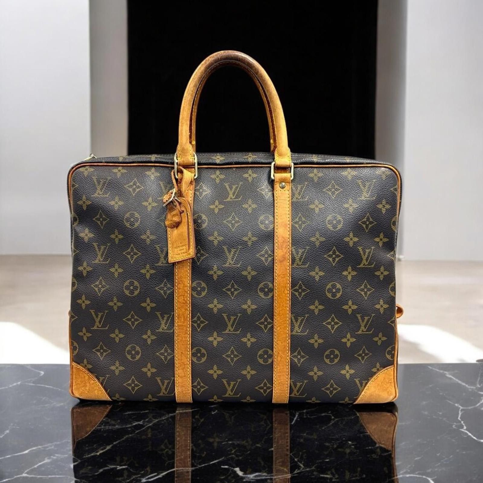 Louis Vuitton Louis Vuitton - Men's Monogram Canvas Briefcase Size ONE SIZE - 1 Thumbnail