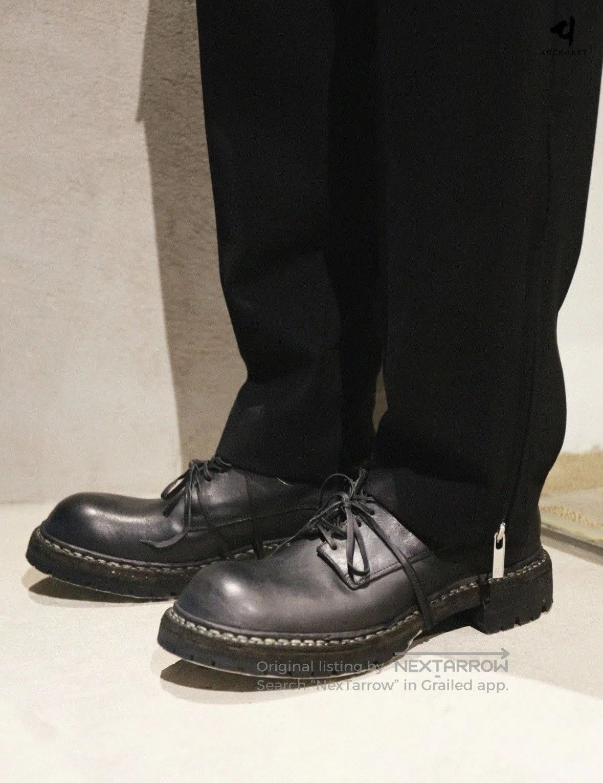Guidi Guidi gr02v Horsehide Derby Boots. Size US 10 / EU 43 - 3 Thumbnail