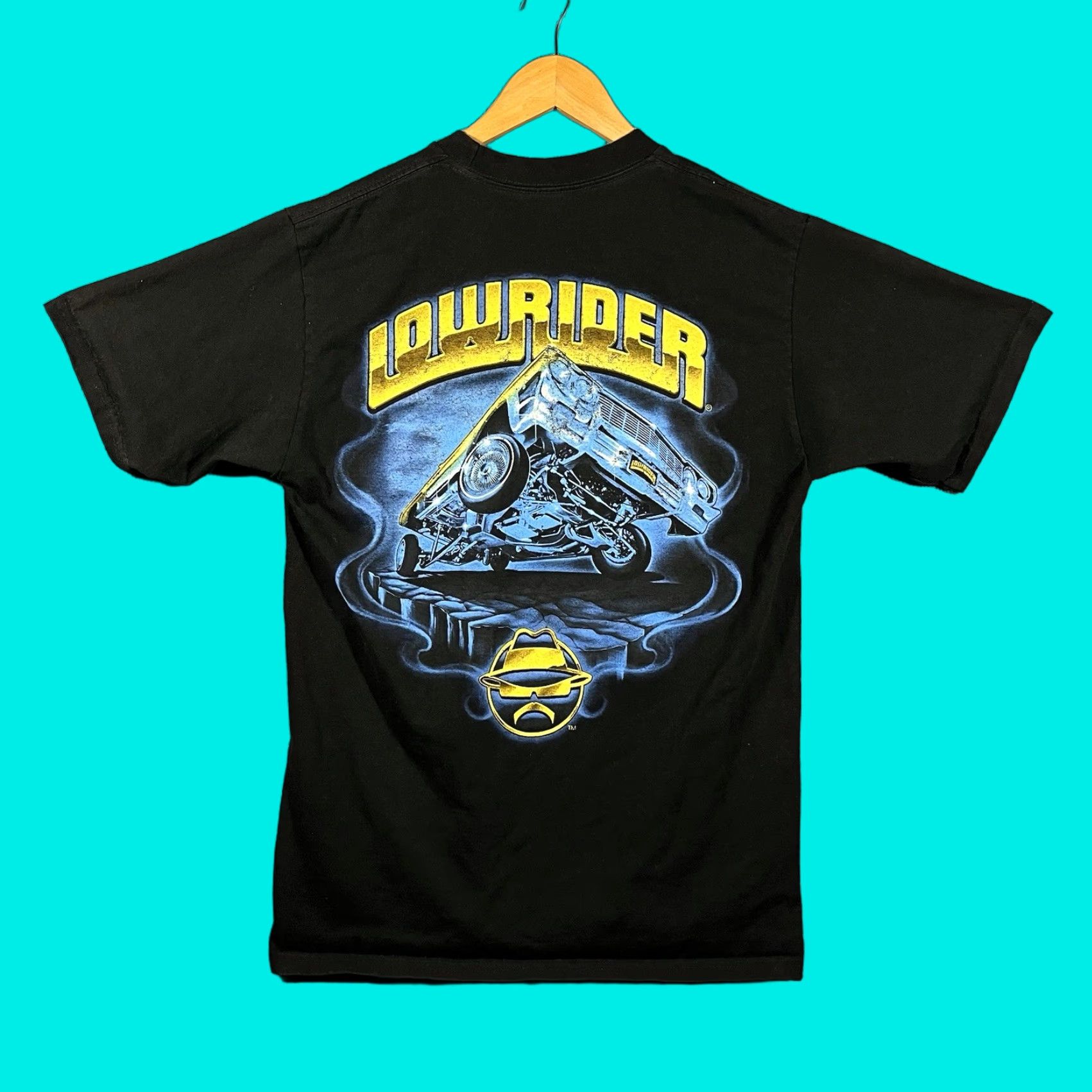 Vintage VINTAGE Lowrider T-Shirt Medium Black Graphic Print 90s Hydraulics Mens Size US M / EU 48-50 / 2 - 1 Thumbnail