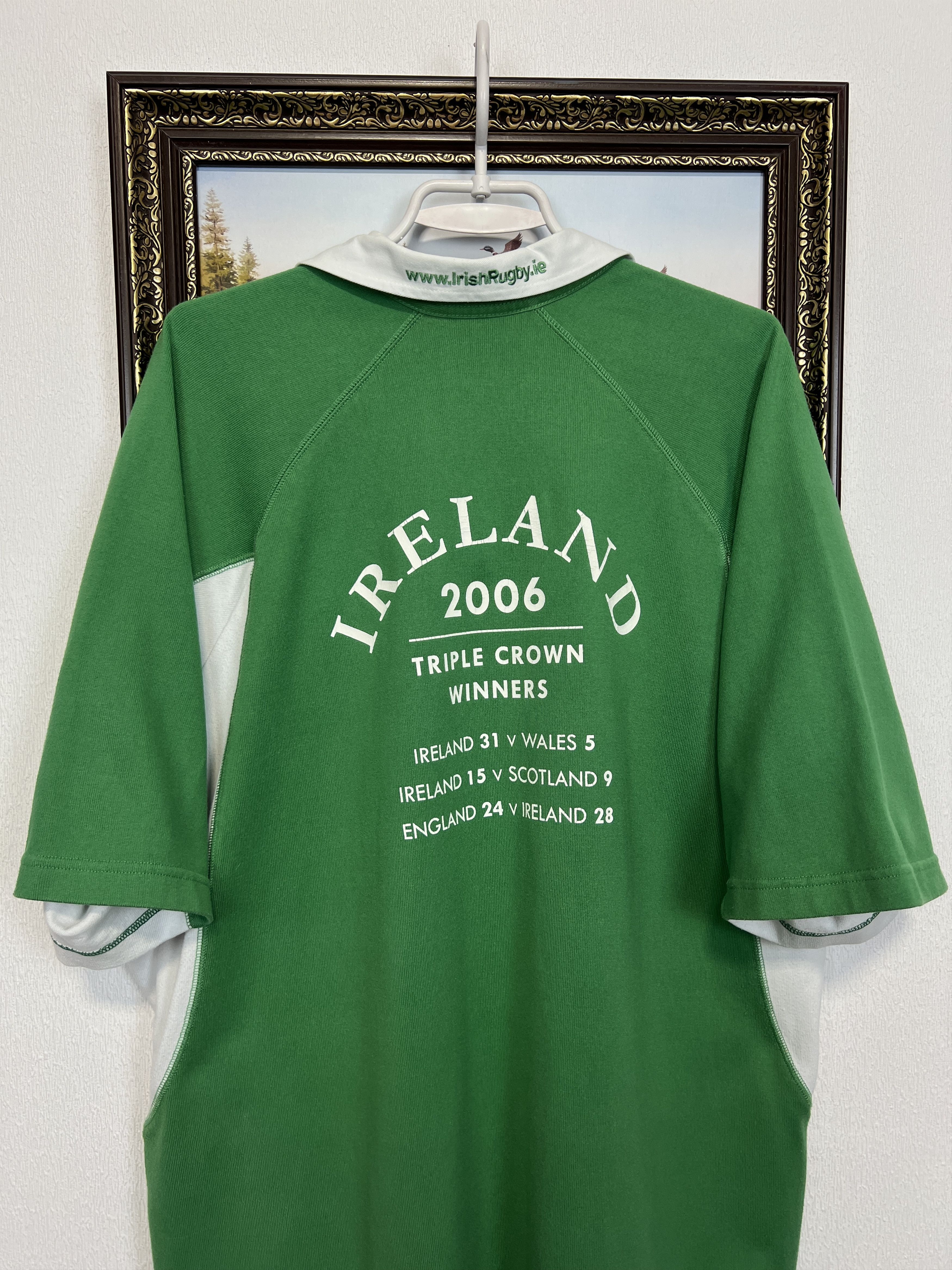 Vintage Canterbury Ireland Triple Crown Winners Rugby Shirt Jersey Size US XL / EU 56 / 4 - 8 Thumbnail
