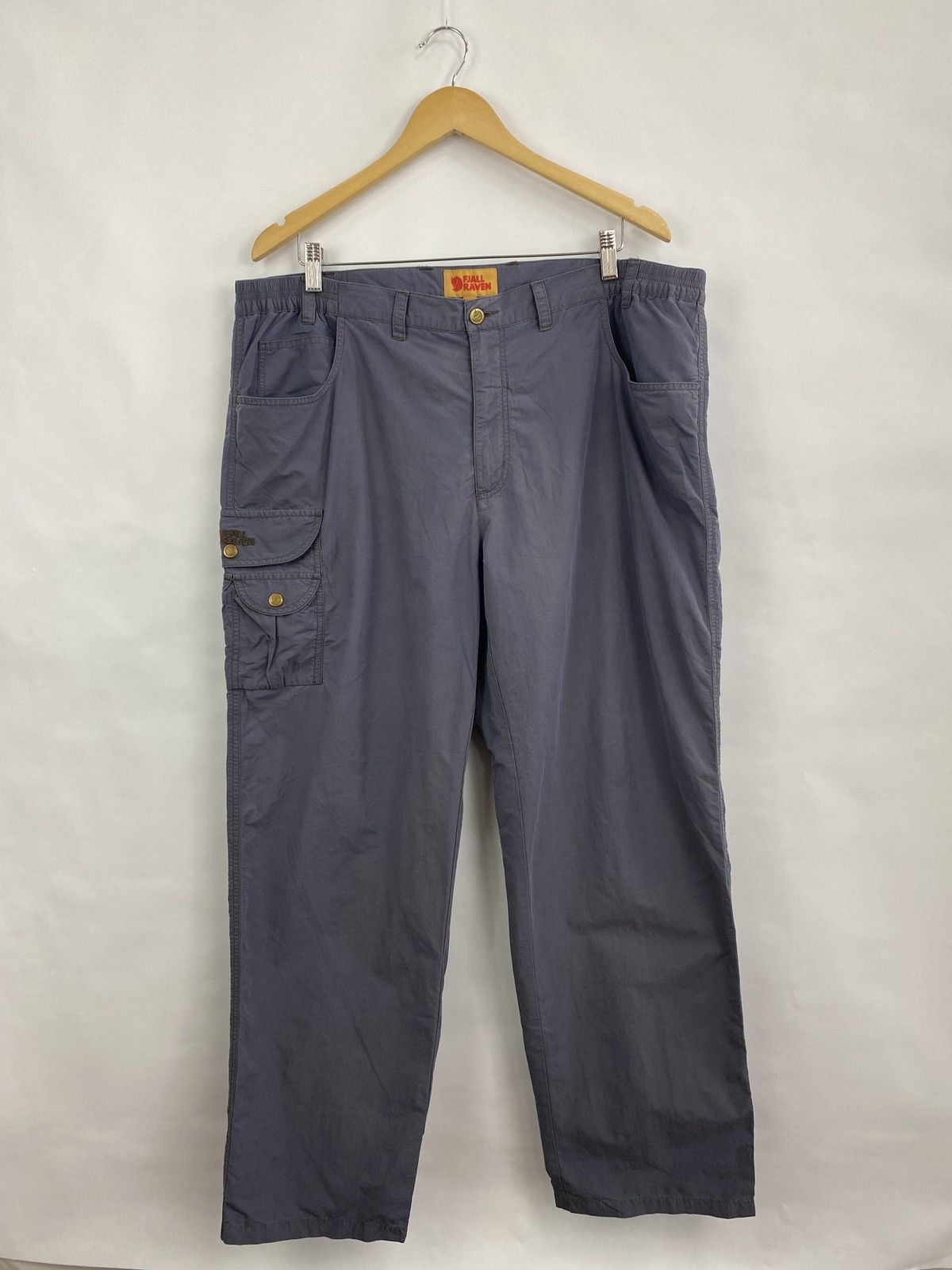 Fjallraven Vintage 90s Fjallraven Nylon Cargo Trekking Outdoor Pants Size US 35 - 2 Thumbnail